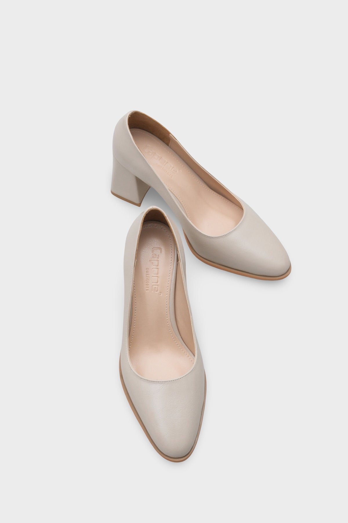 Penni Yuvarlak Burunlu Orta Topuklu Günlük Kadın Topuklu Ayakkabı