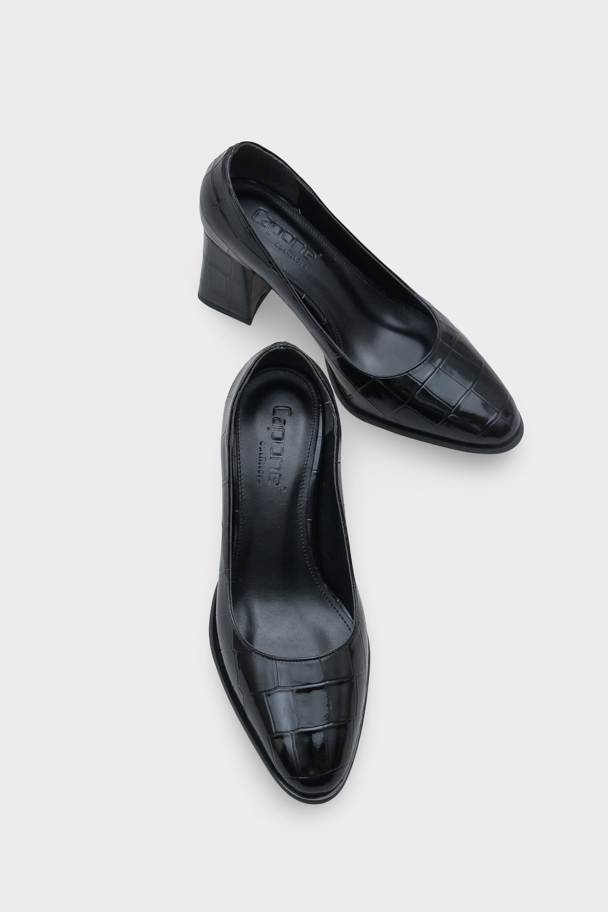 Penni Yuvarlak Burunlu Orta Topuklu Günlük Kadın Topuklu Ayakkabı