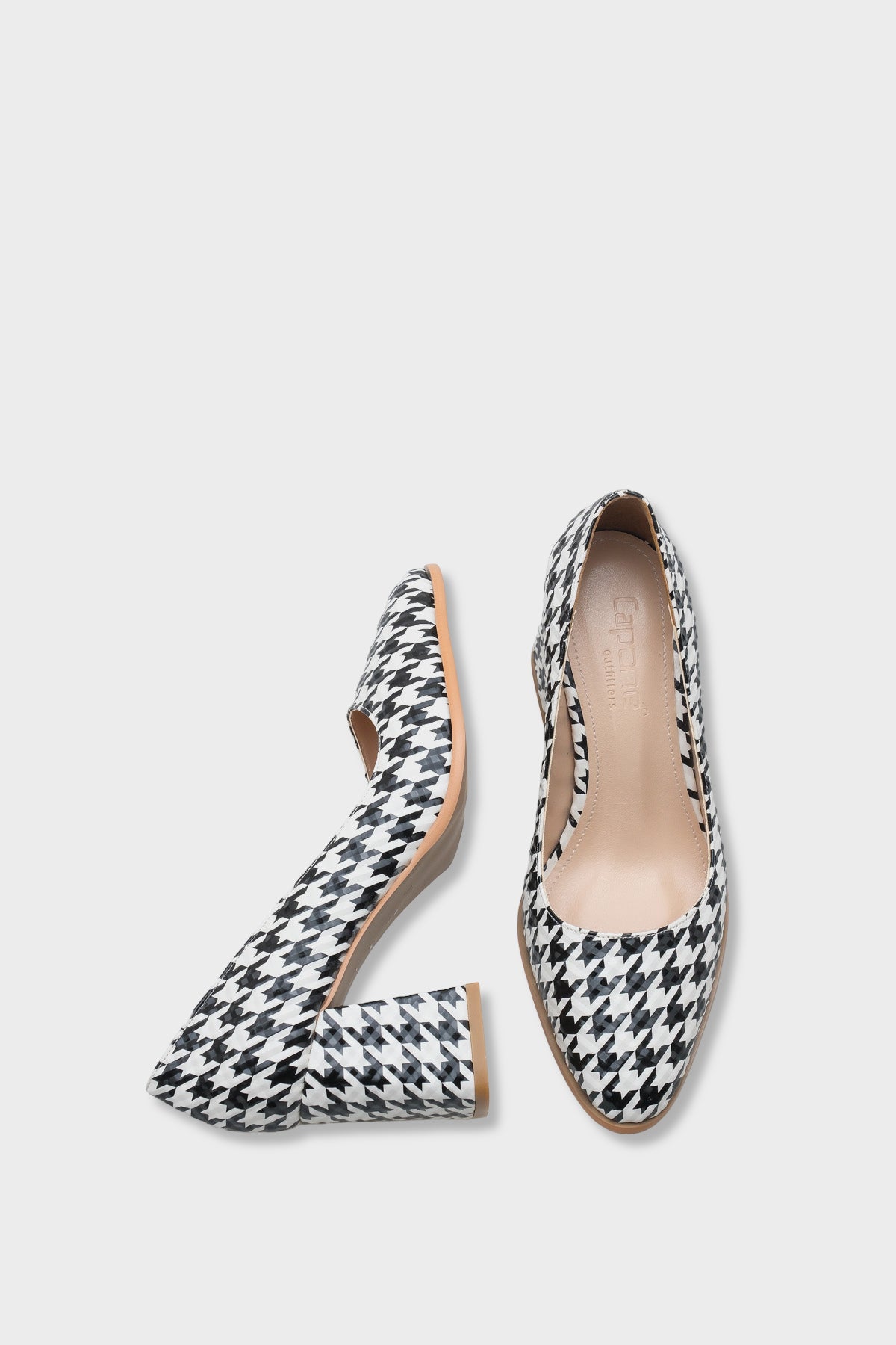 Penni Yuvarlak Burunlu Orta Topuklu Günlük Kadın Topuklu Ayakkabı