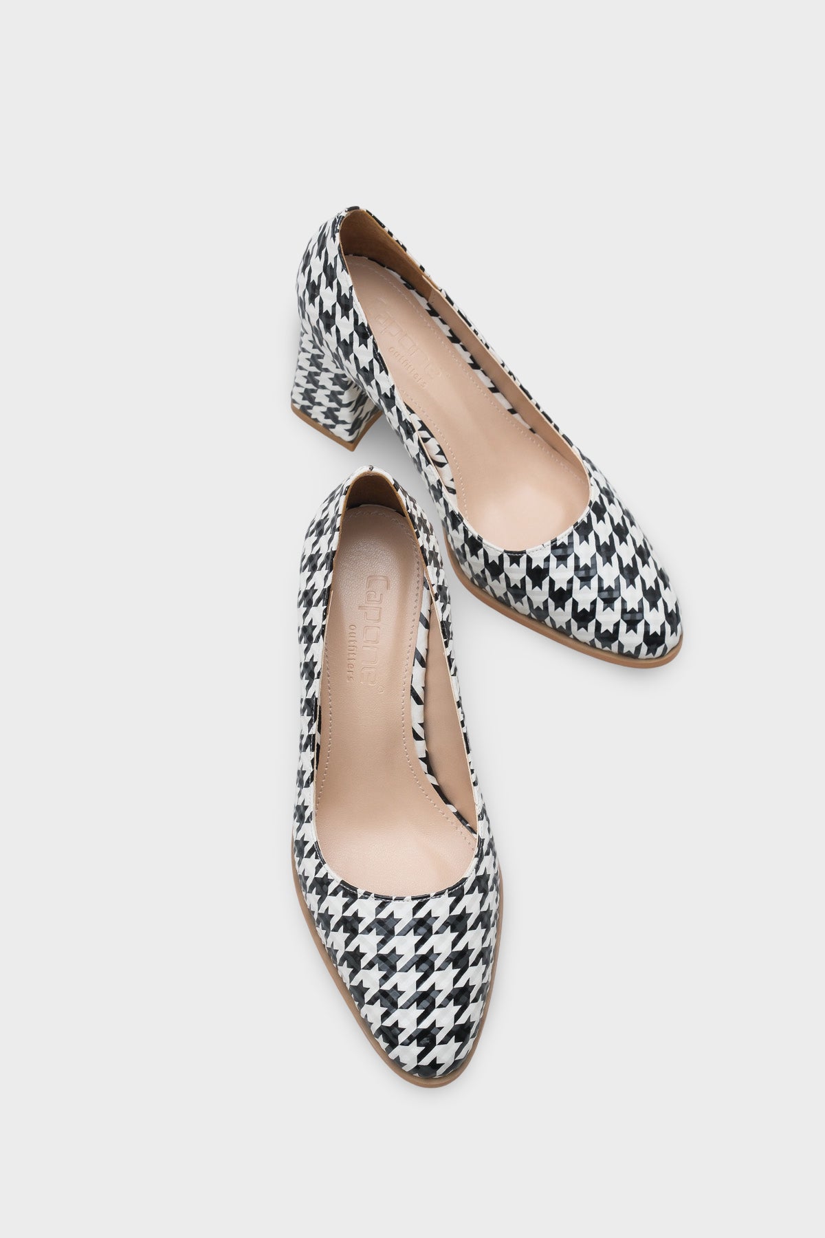 Penni Yuvarlak Burunlu Orta Topuklu Günlük Kadın Topuklu Ayakkabı