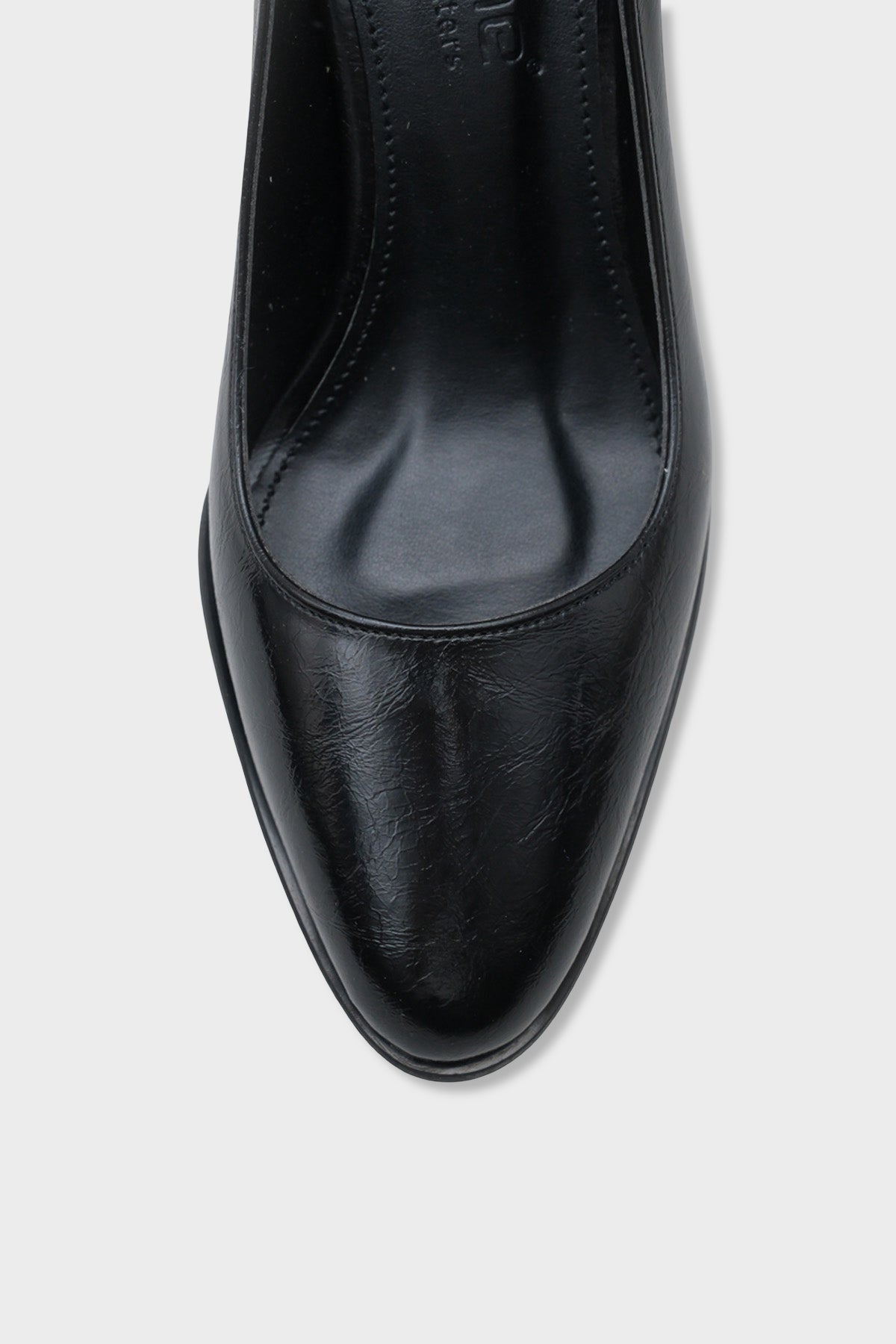 Penni Yuvarlak Burunlu Orta Topuklu Günlük Kadın Topuklu Ayakkabı