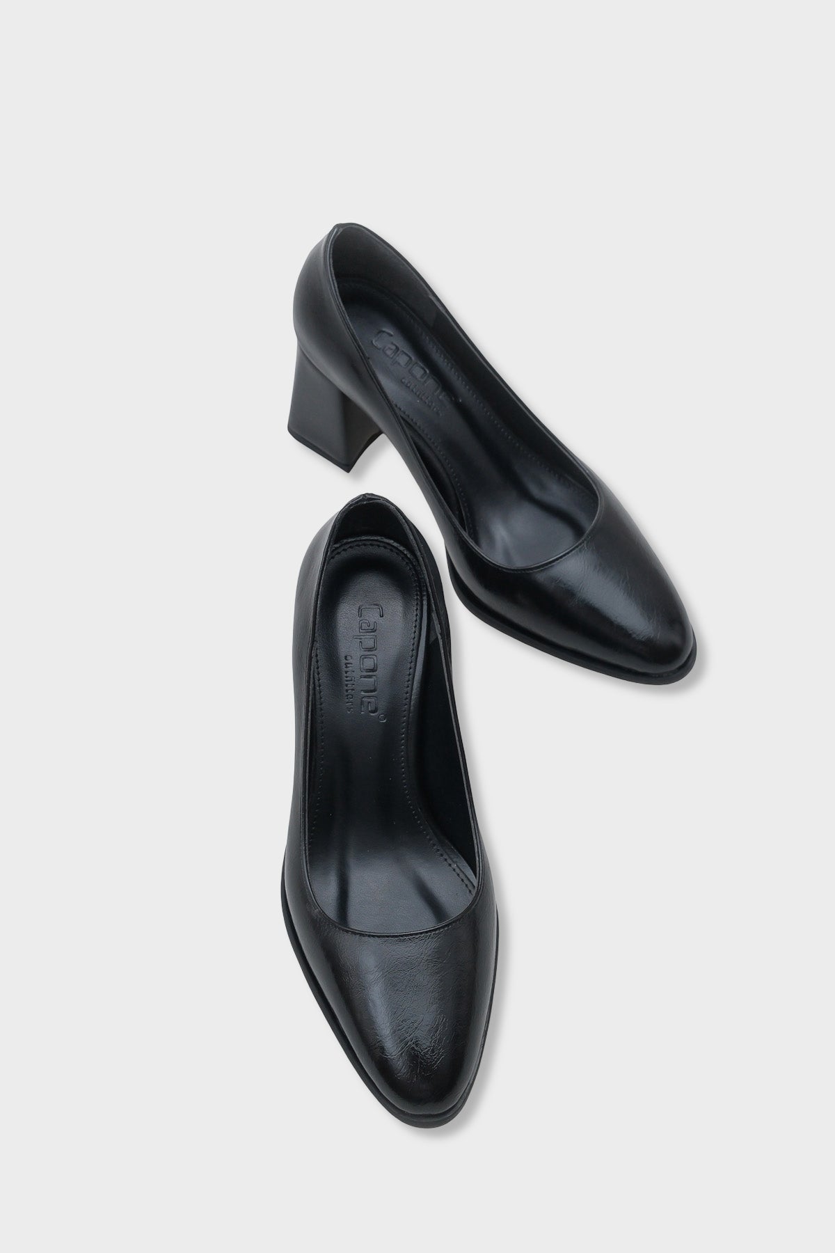 Penni Yuvarlak Burunlu Orta Topuklu Günlük Kadın Topuklu Ayakkabı