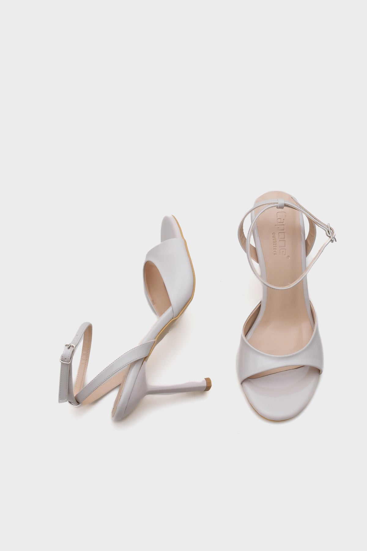 Elisa Yuvarlak Burunlu Bilekten Bantlı Yüksek Topuklu Kadın Sandalet