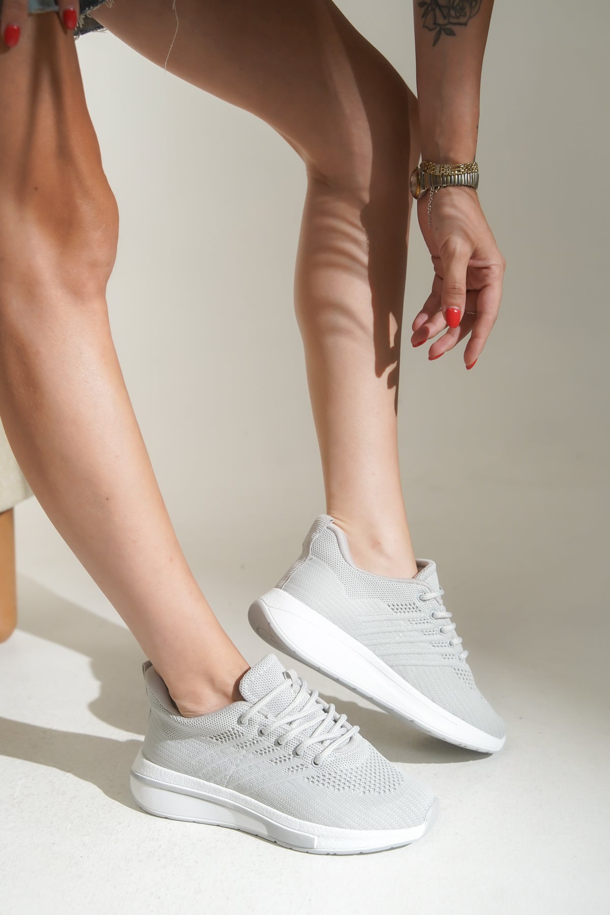 Aleta Bağcıklı Günlük Spor Kadın Sneaker