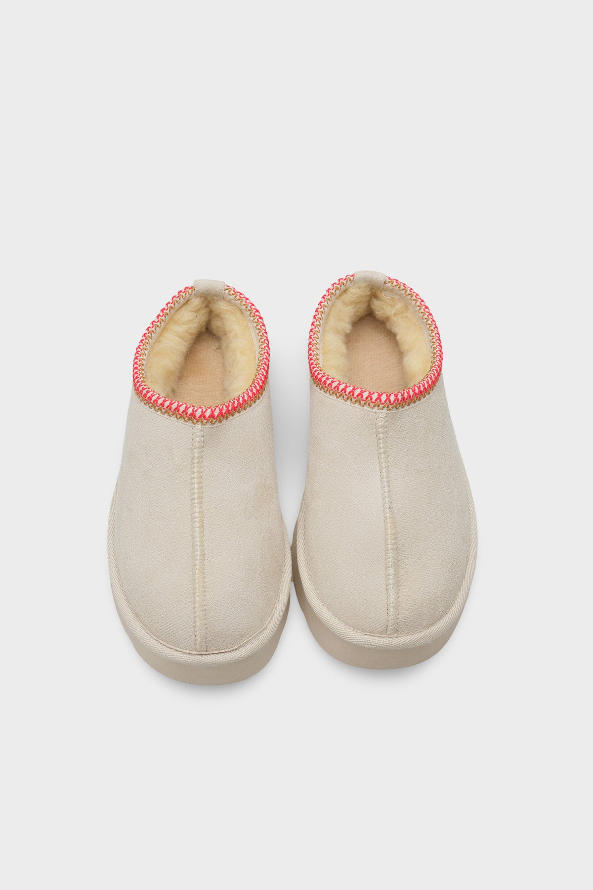 Carroll Kalın Tabanlı Yuvarlak Burunlu Kürklü Kadın Kapalı Terlik