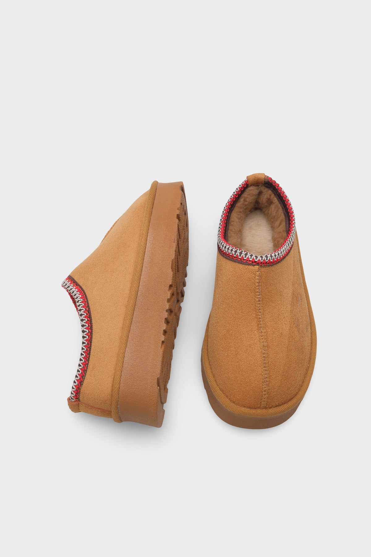 Carroll Kalın Tabanlı Yuvarlak Burunlu Kürklü Kadın Kapalı Terlik