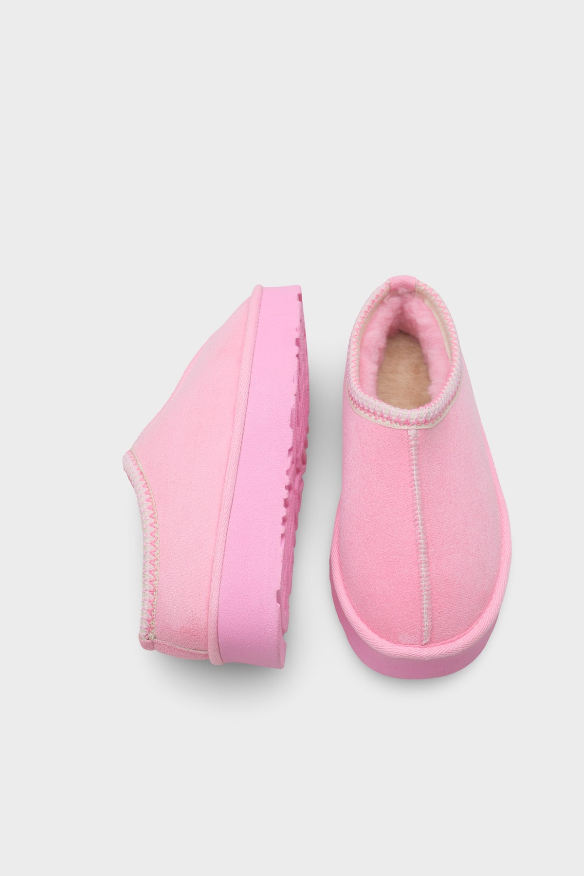 Carroll Kalın Tabanlı Yuvarlak Burunlu Kürklü Kadın Kapalı Terlik