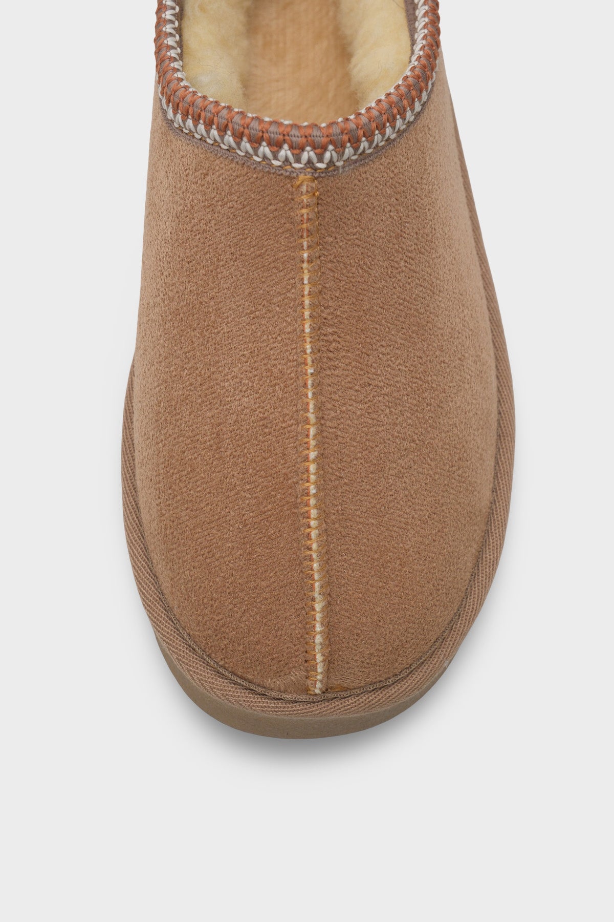 Carroll Kalın Tabanlı Yuvarlak Burunlu Kürklü Kadın Kapalı Terlik