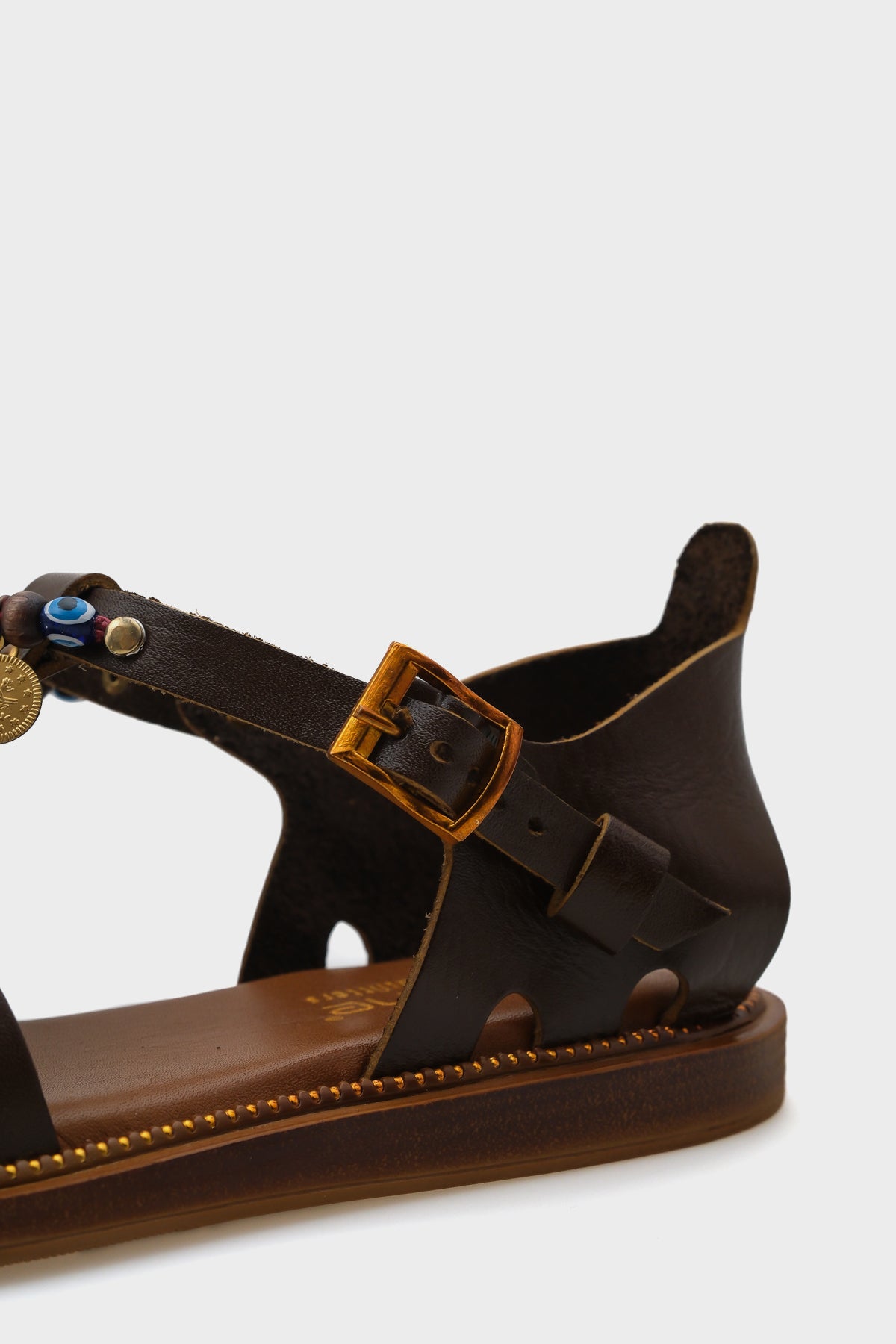 Elora Akseusarlı Deri Kadın Sandalet