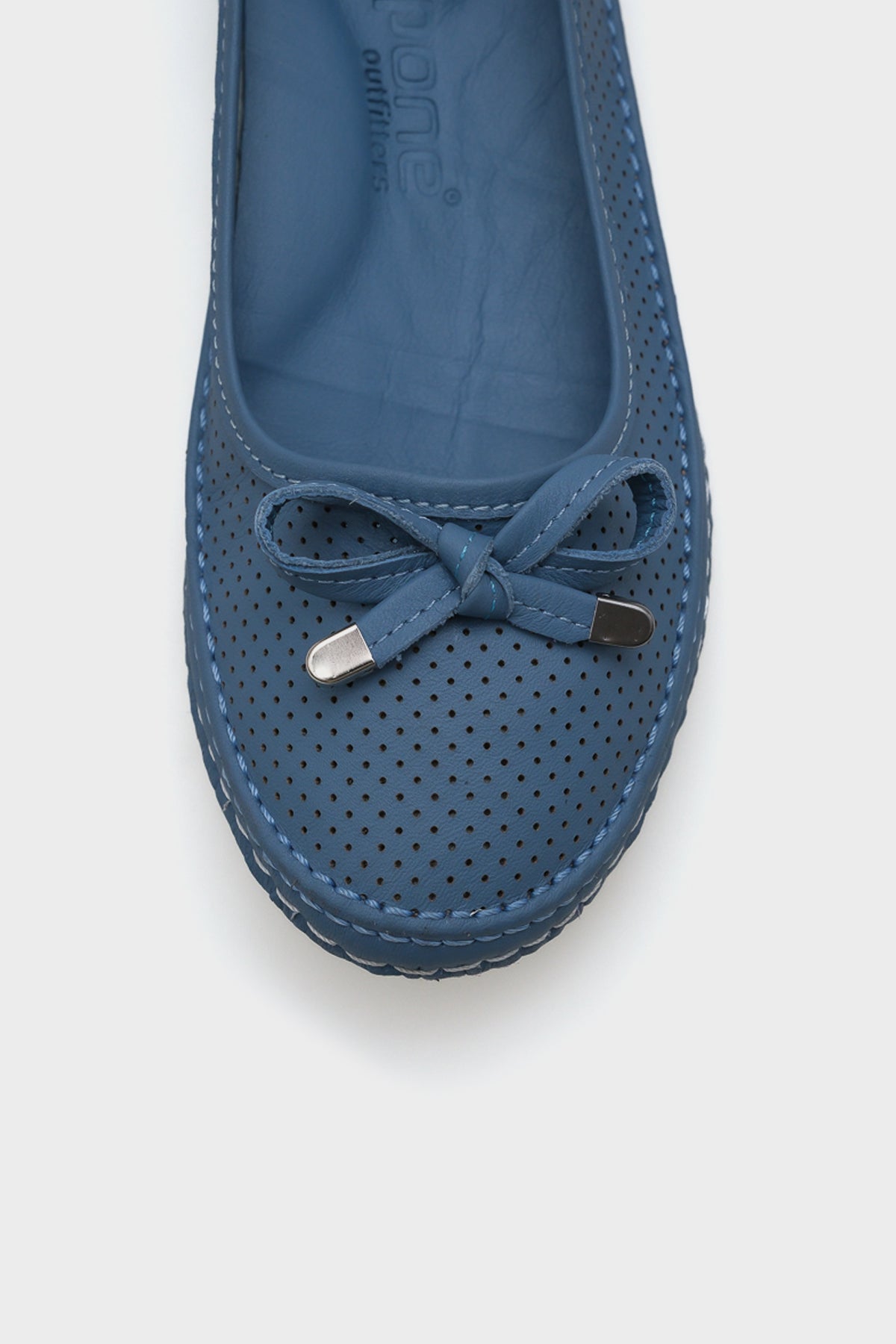 Breeze Saraçlı Lazerli Hakiki Deri  Kadın Babet