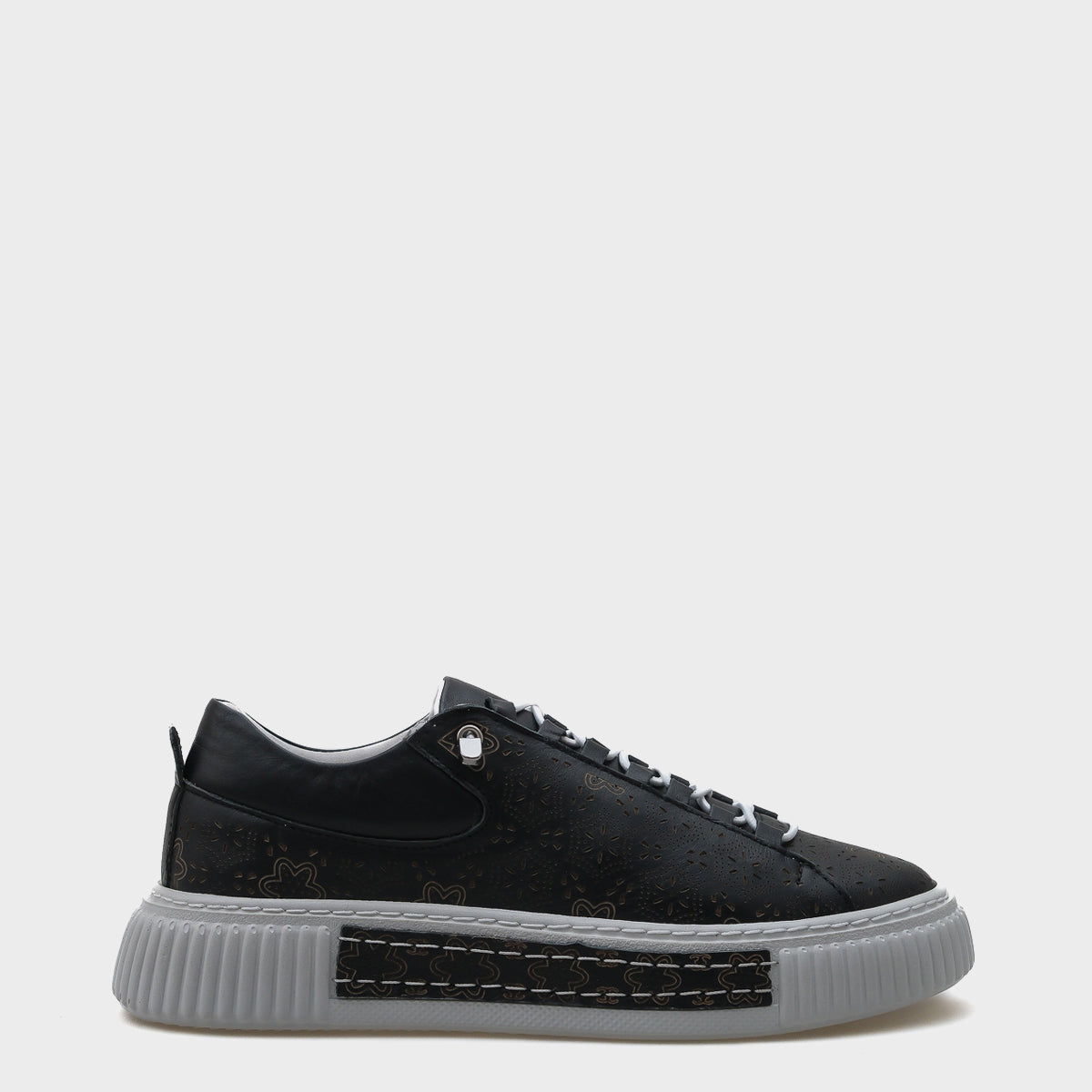 Haily Lazerli Hakiki Deri Kadın Sneaker