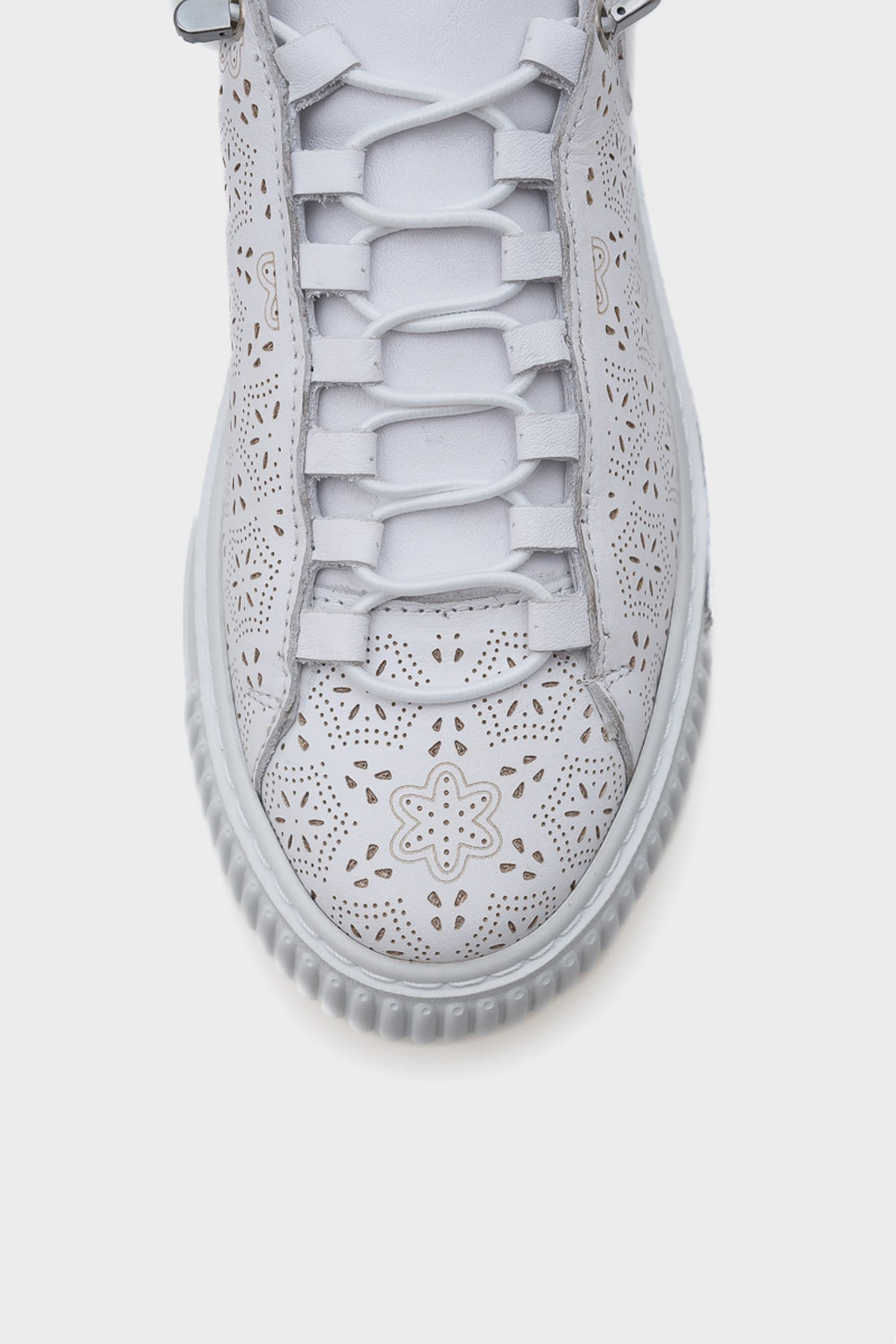 Haily Lazerli Hakiki Deri Kadın Sneaker