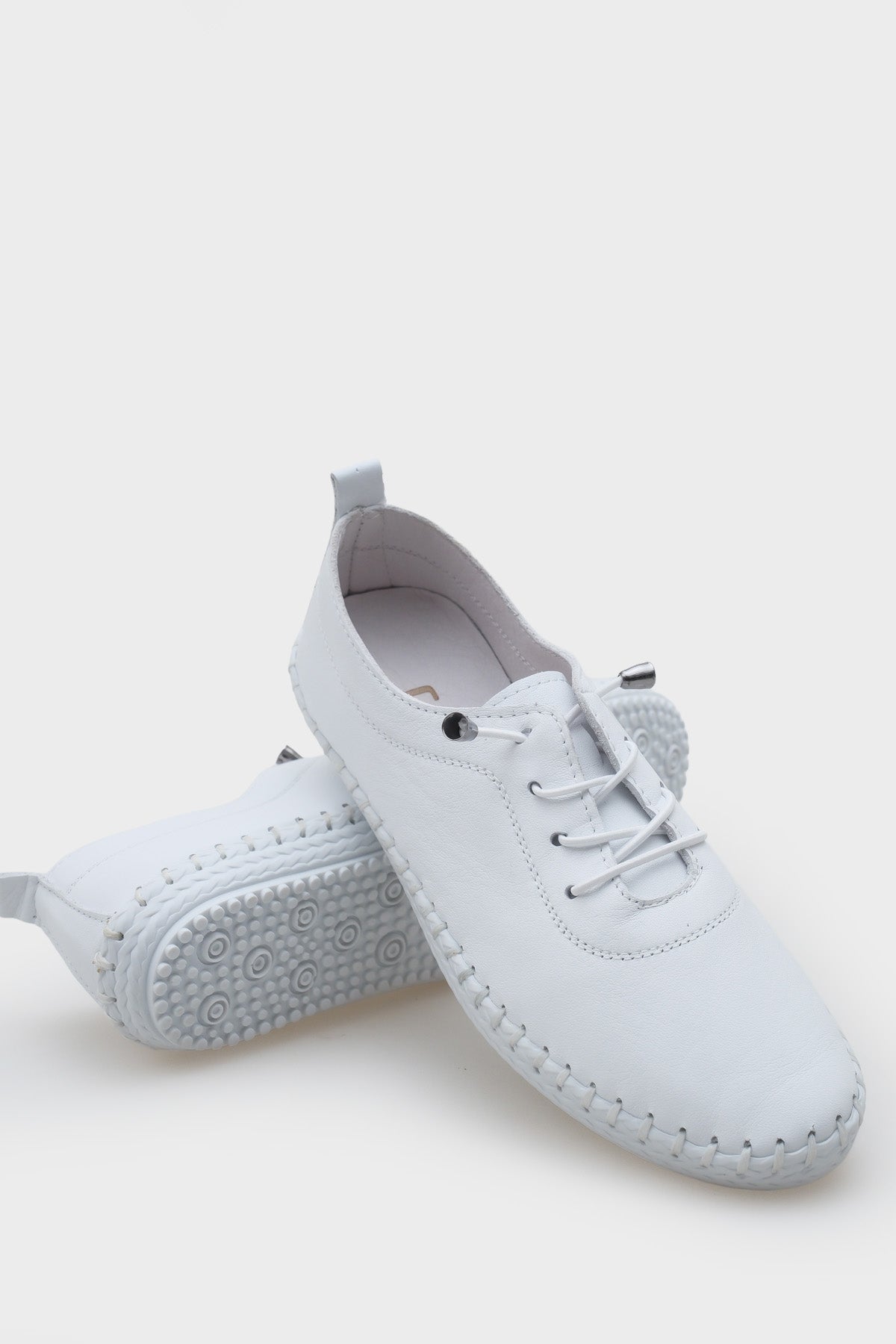 Fina Hakiki Deri Soft Konfor Tabanlı Kadın Sneaker