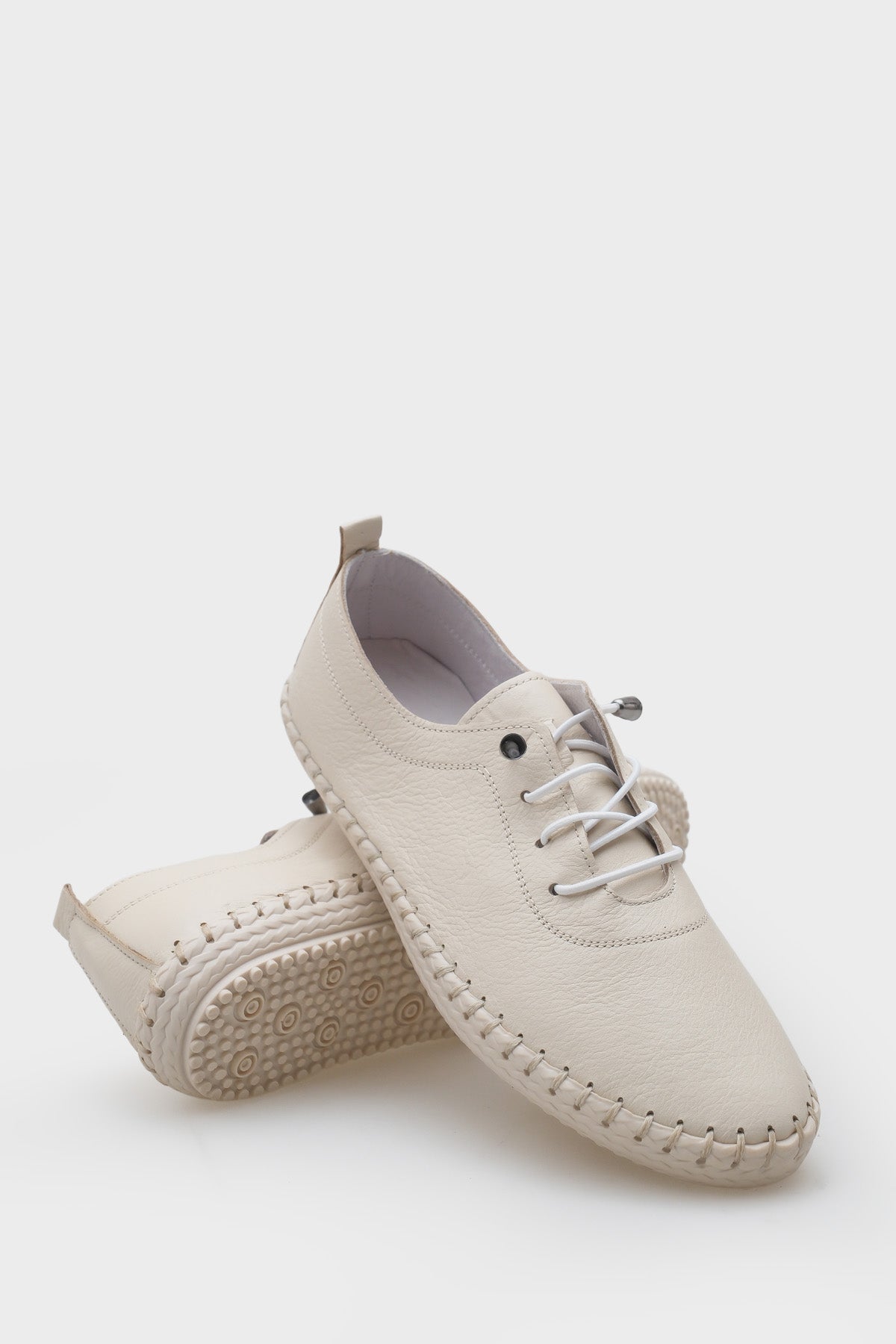 Fina Hakiki Deri Soft Konfor Tabanlı Kadın Sneaker