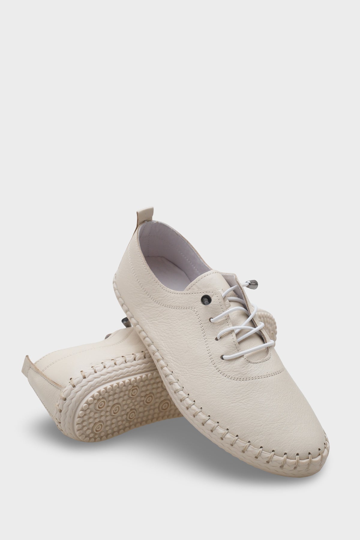 Fina Hakiki Deri Soft Konfor Tabanlı Kadın Sneaker