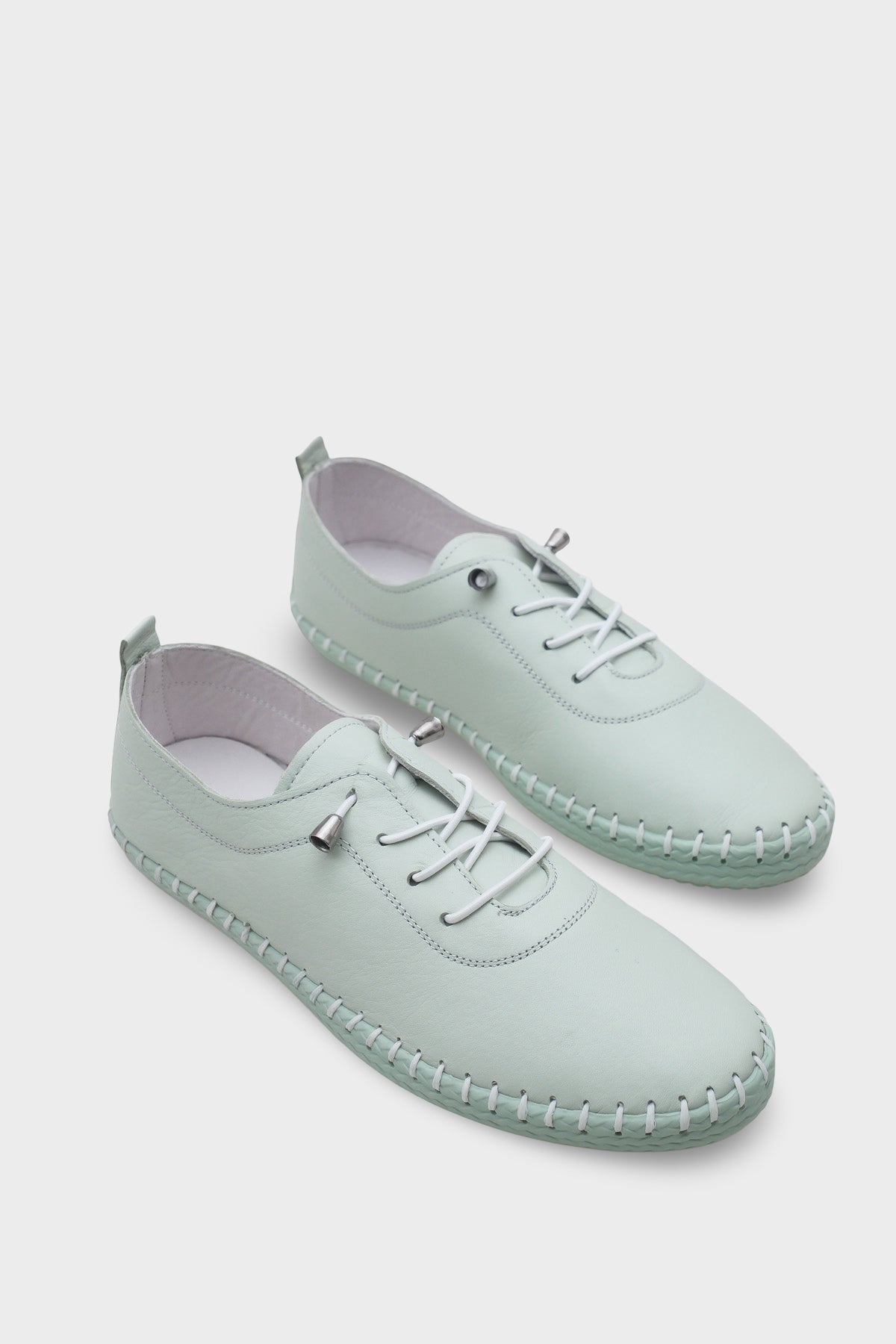 Fina Hakiki Deri Soft Konfor Tabanlı Kadın Sneaker