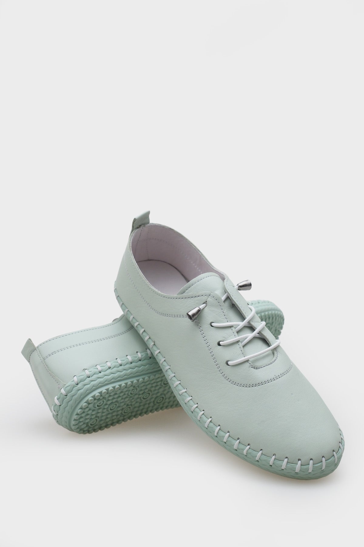 Fina Hakiki Deri Soft Konfor Tabanlı Kadın Sneaker