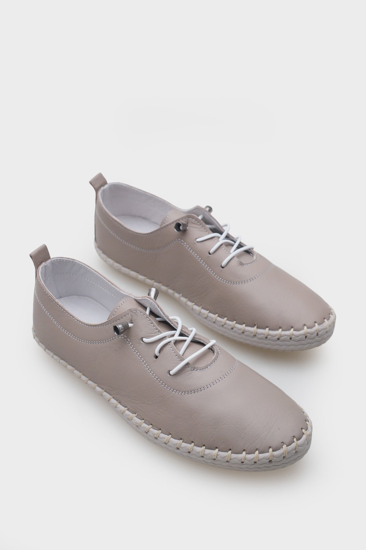 Fina Hakiki Deri Soft Konfor Tabanlı Kadın Sneaker