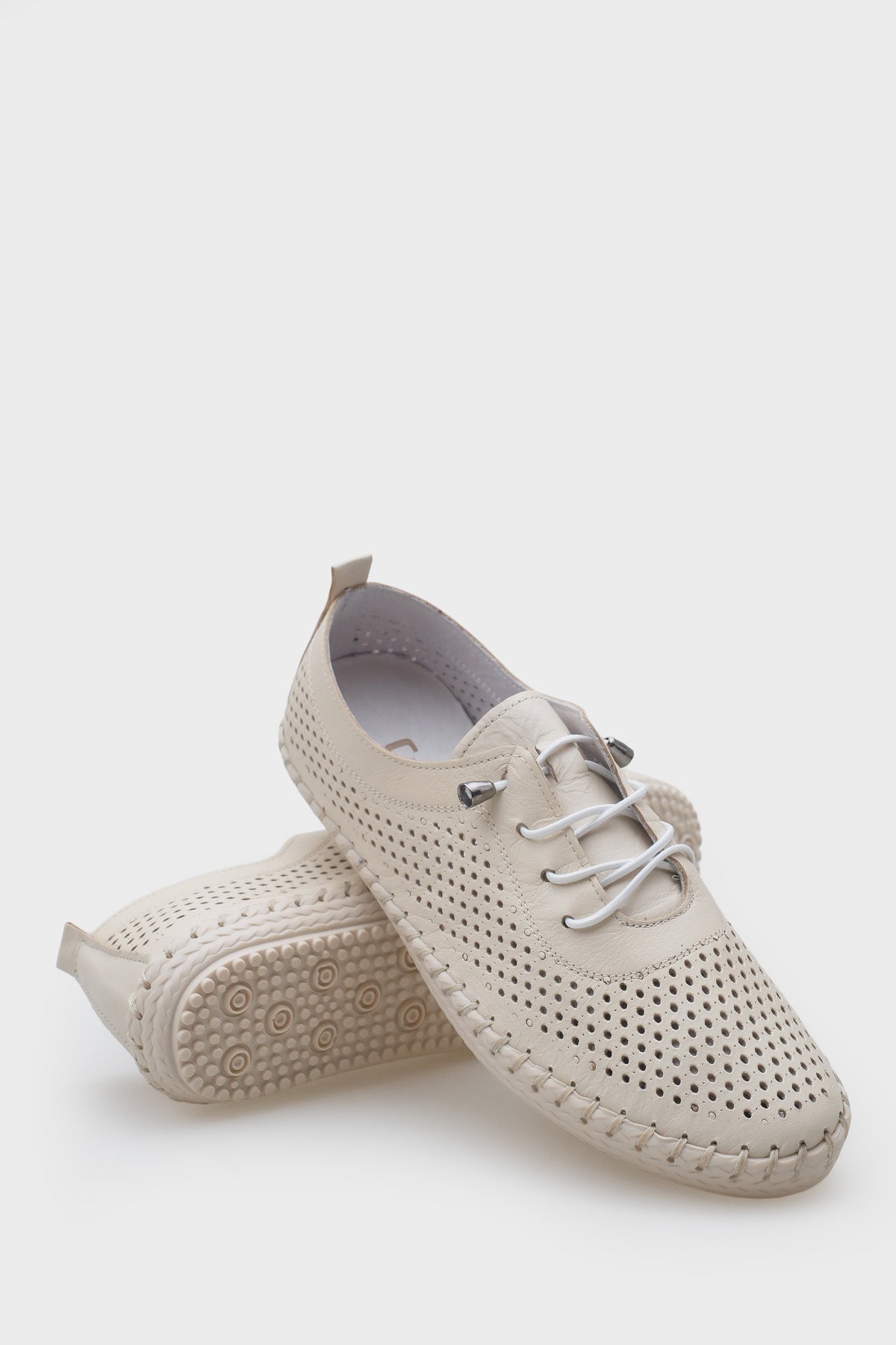 Rubia Hakiki Deri Soft Konfor Tabanlı Kadın Sneaker