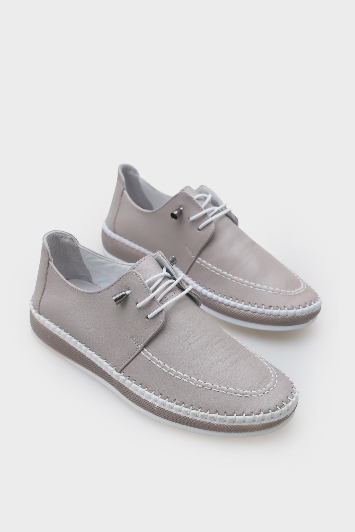 Michele Hakiki Deri Soft Konfor Tabanlı Kadın Sneaker