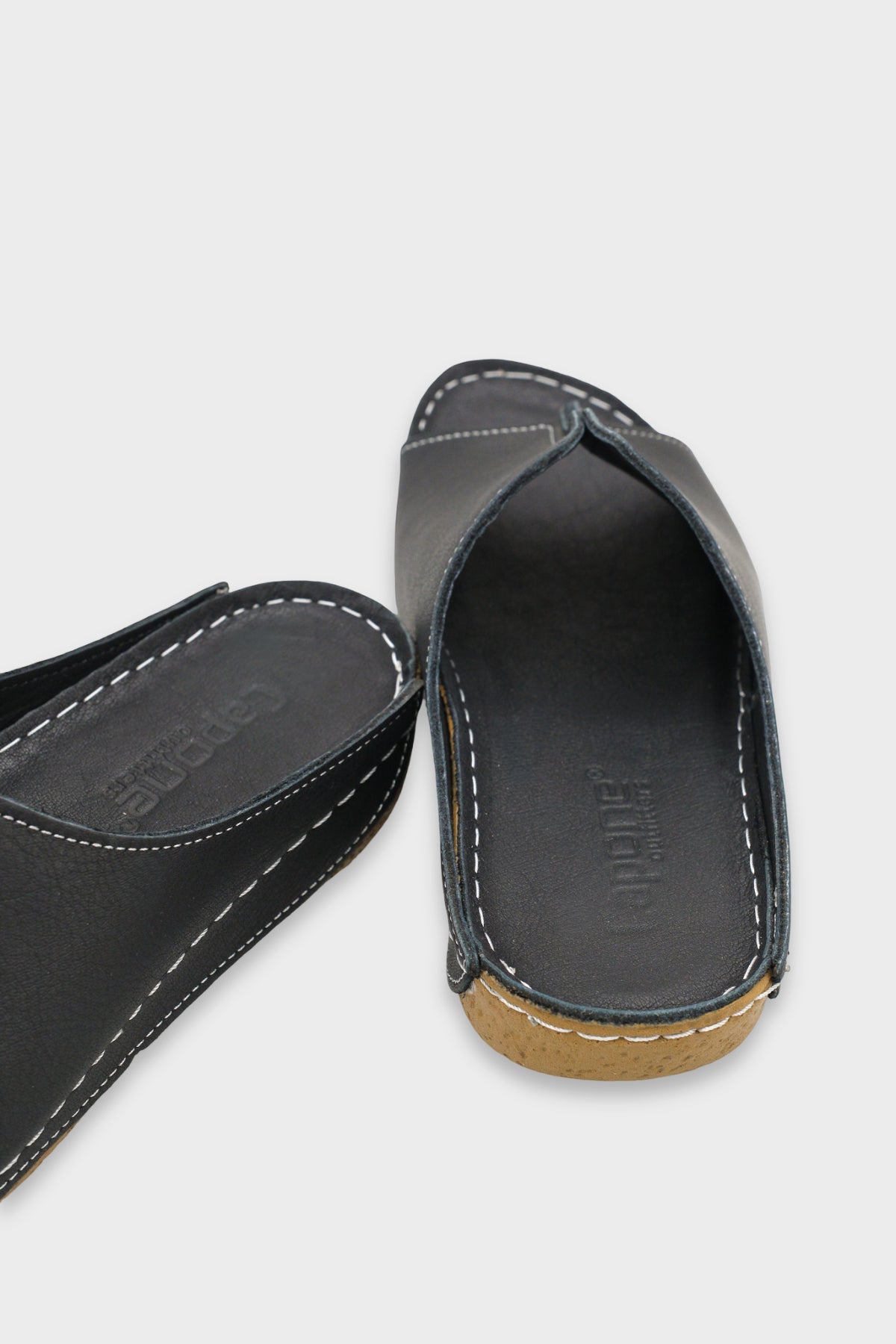 Marielle Hakiki Deri Soft Konfor Kadın Terlik