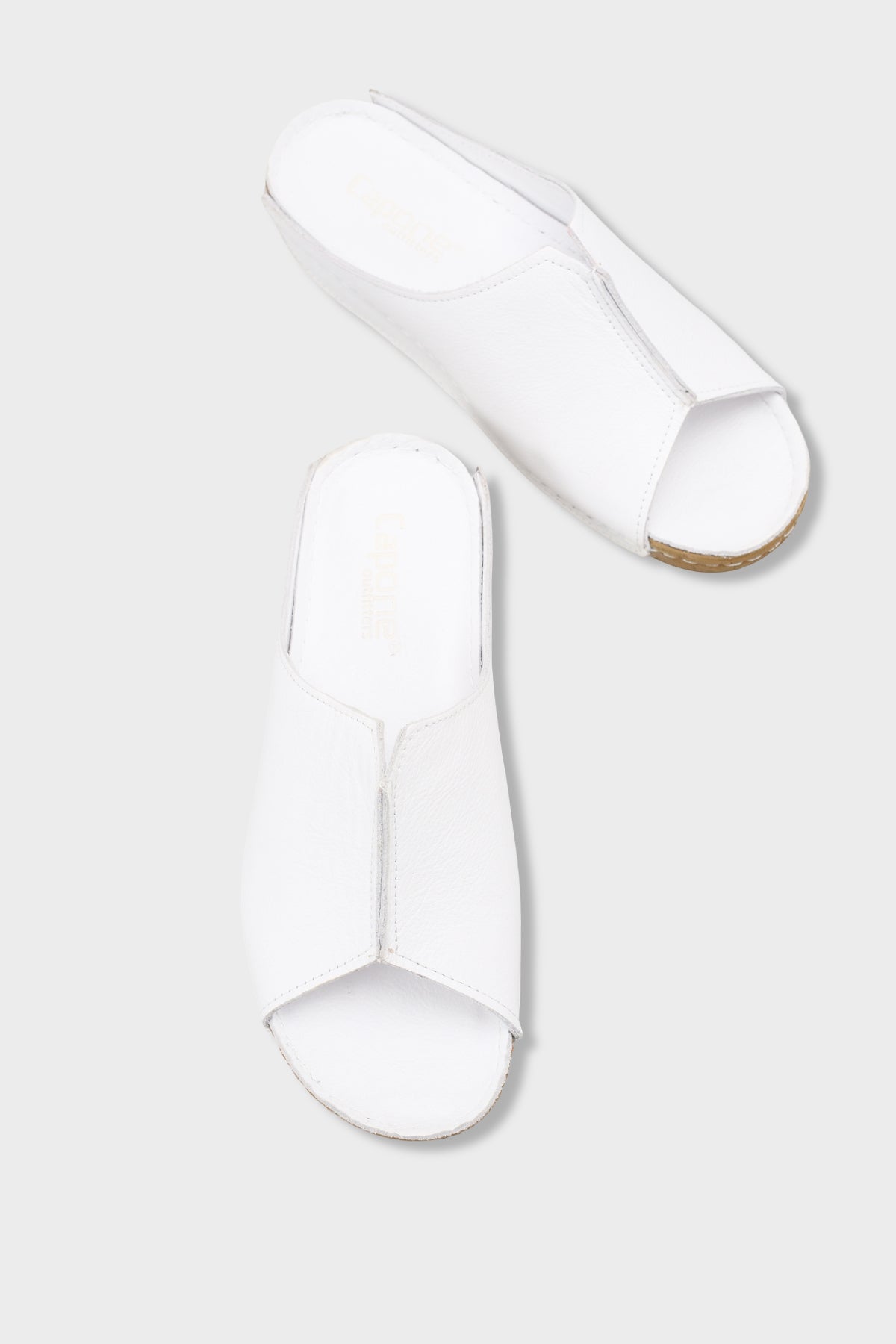 Marielle Hakiki Deri Soft Konfor Kadın Terlik