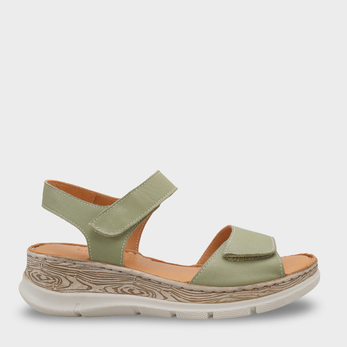 Corrinne Hakiki Deri Soft Konfor Kadın Sandalet