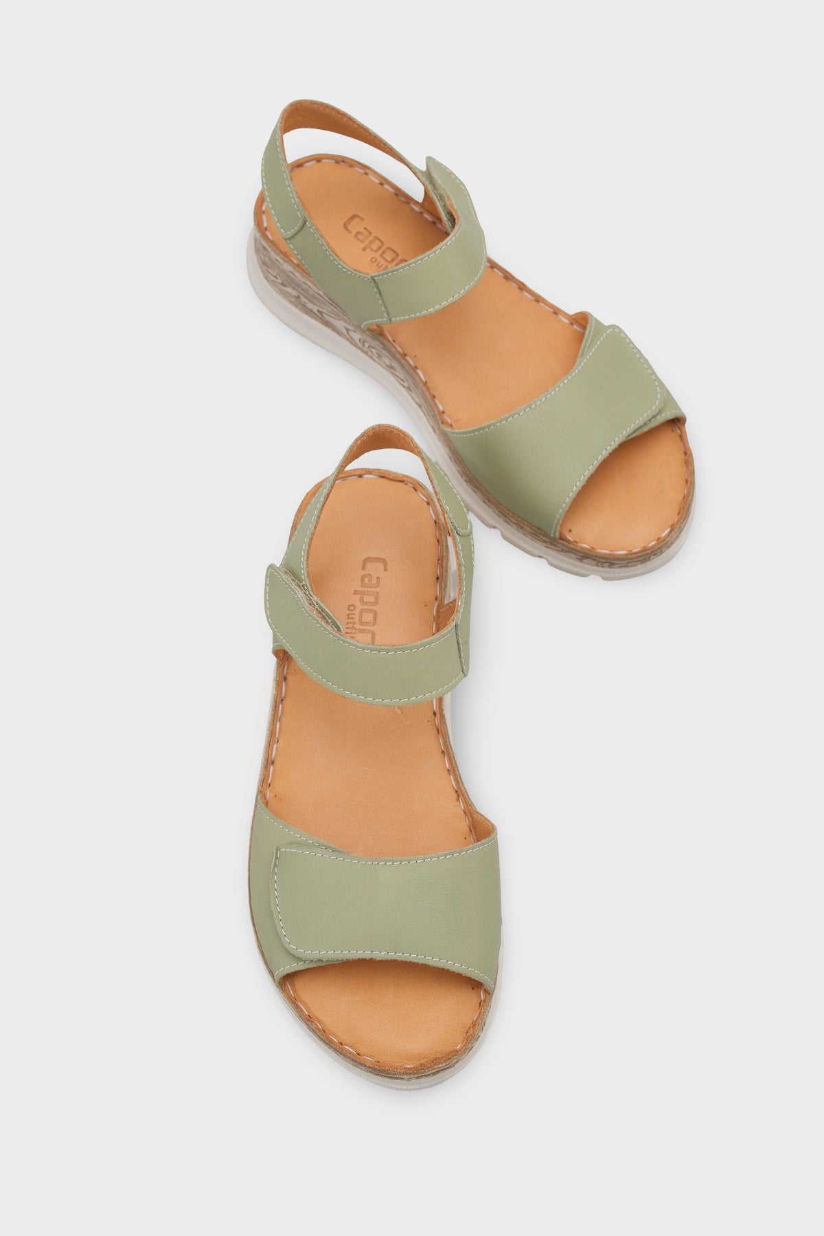 Corrinne Hakiki Deri Soft Konfor Kadın Sandalet