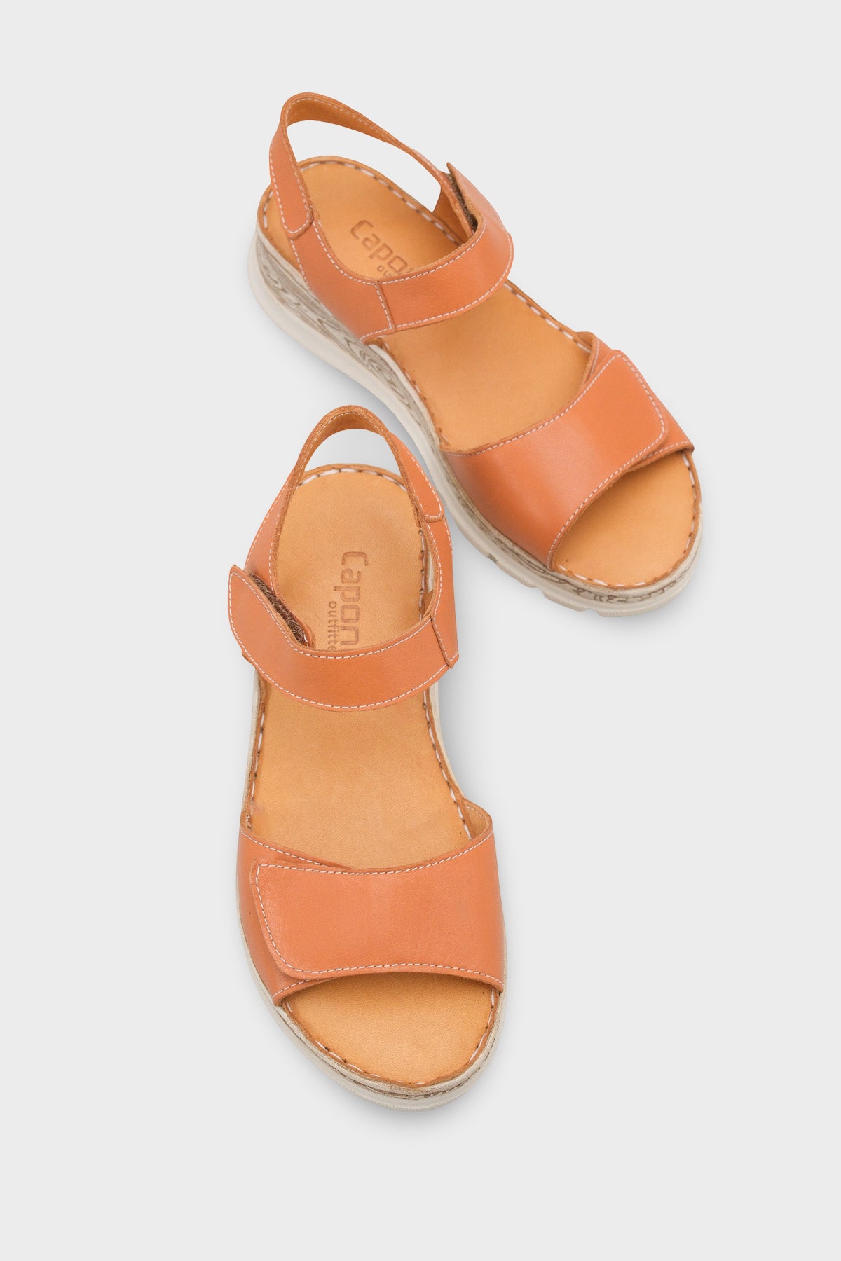 Corrinne Hakiki Deri Soft Konfor Kadın Sandalet