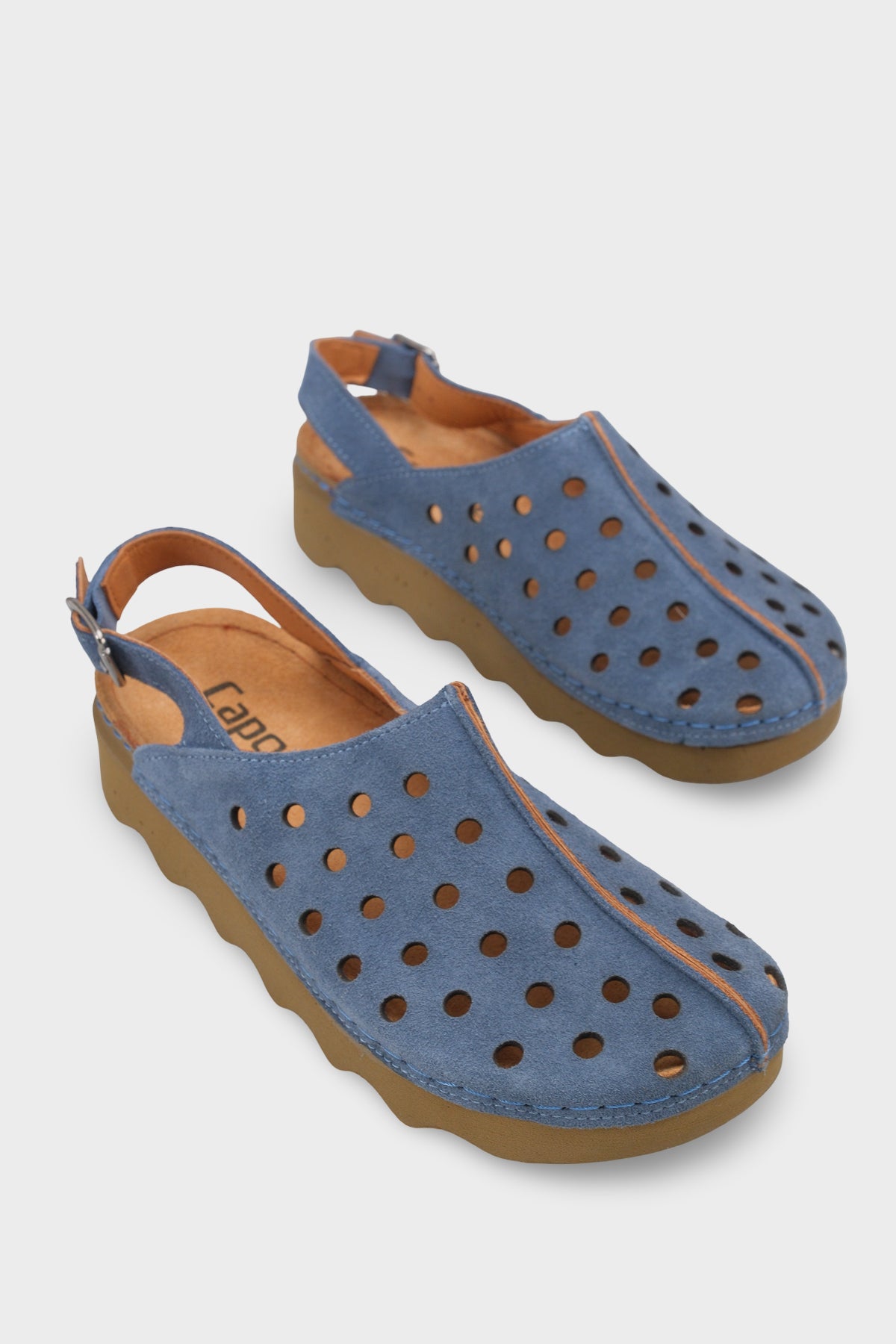 Meghan Hakiki Deri Soft Konfor Kadın Sandalet