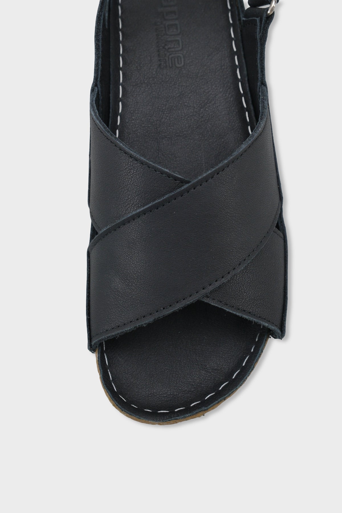 Florina Hakiki Deri Soft Konfor Kadın Sandalet