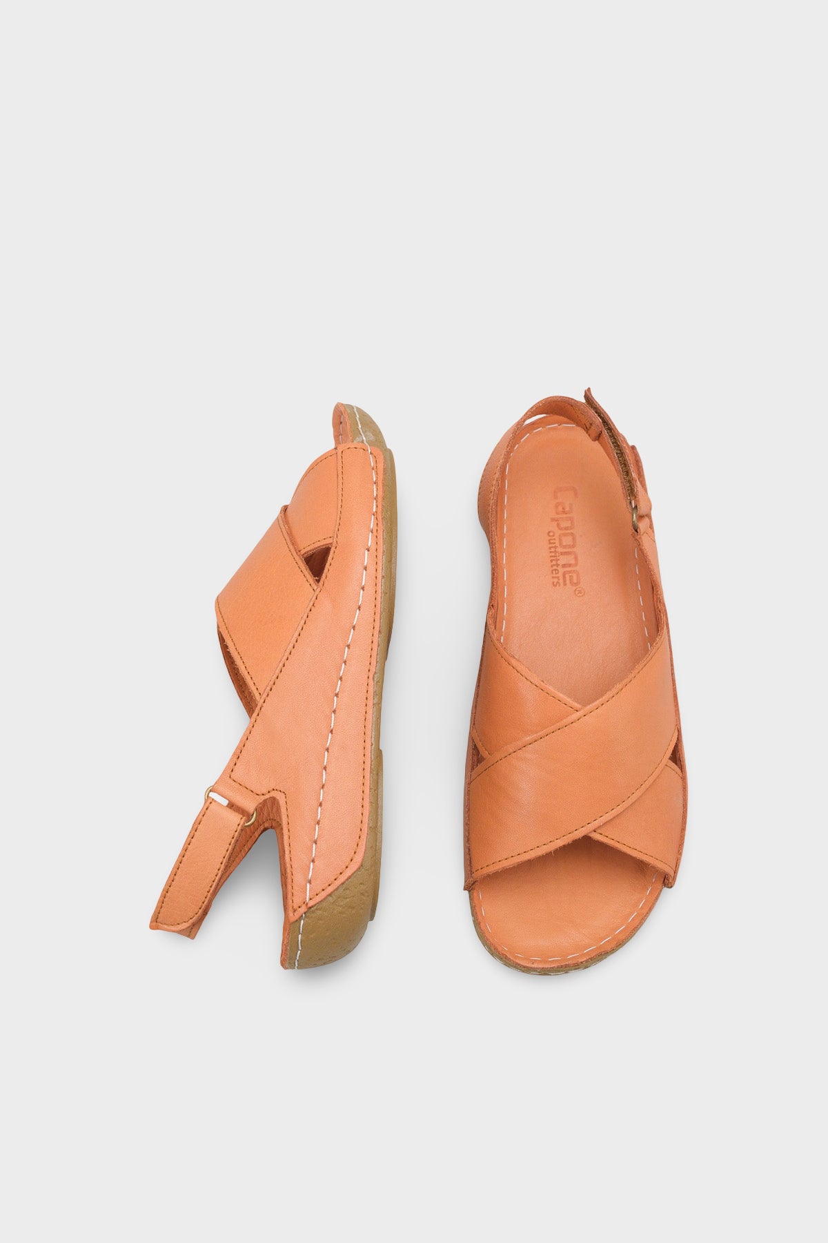 Florina Hakiki Deri Soft Konfor Kadın Sandalet