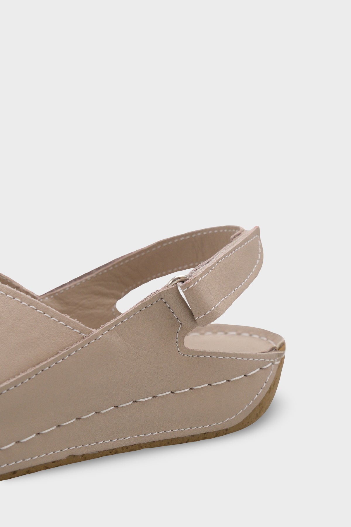 Florina Hakiki Deri Soft Konfor Kadın Sandalet