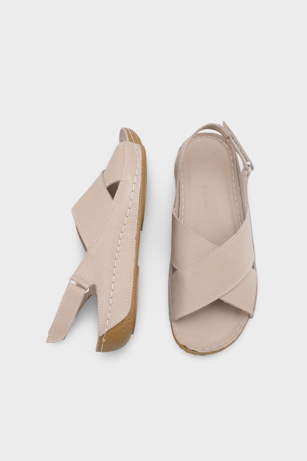 Florina Hakiki Deri Soft Konfor Kadın Sandalet