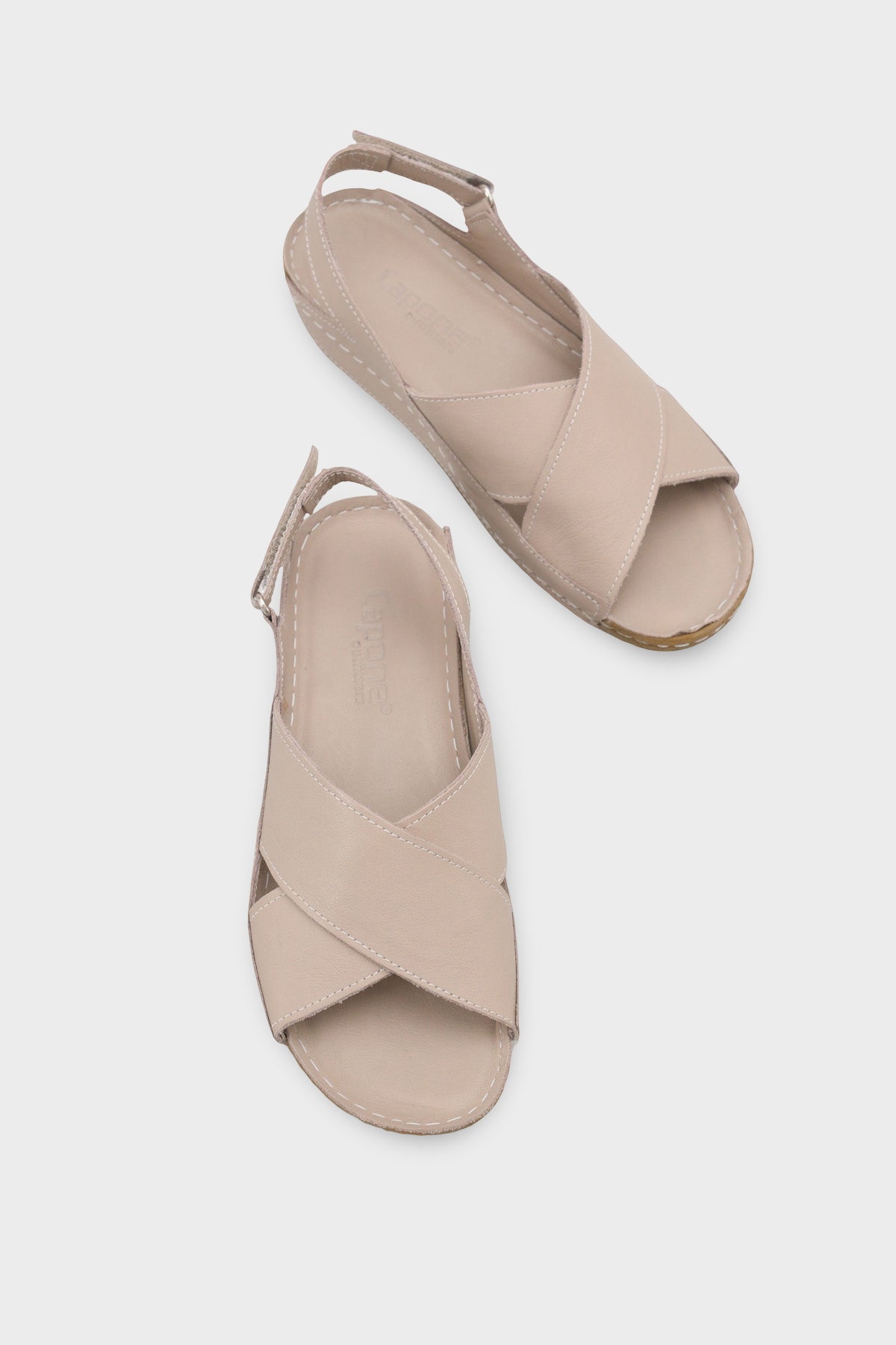 Florina Hakiki Deri Soft Konfor Kadın Sandalet