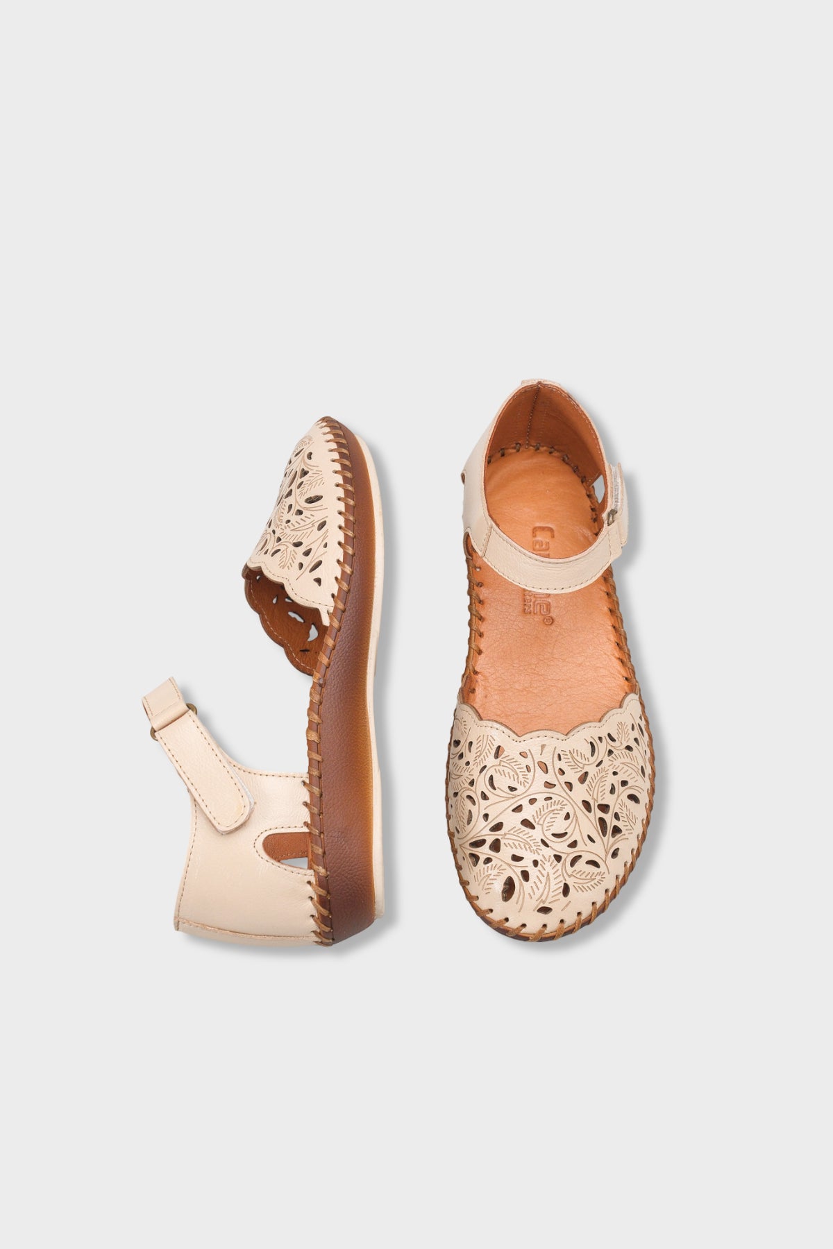 Casi Hakiki Deri Soft Konfor Kadın Sandalet