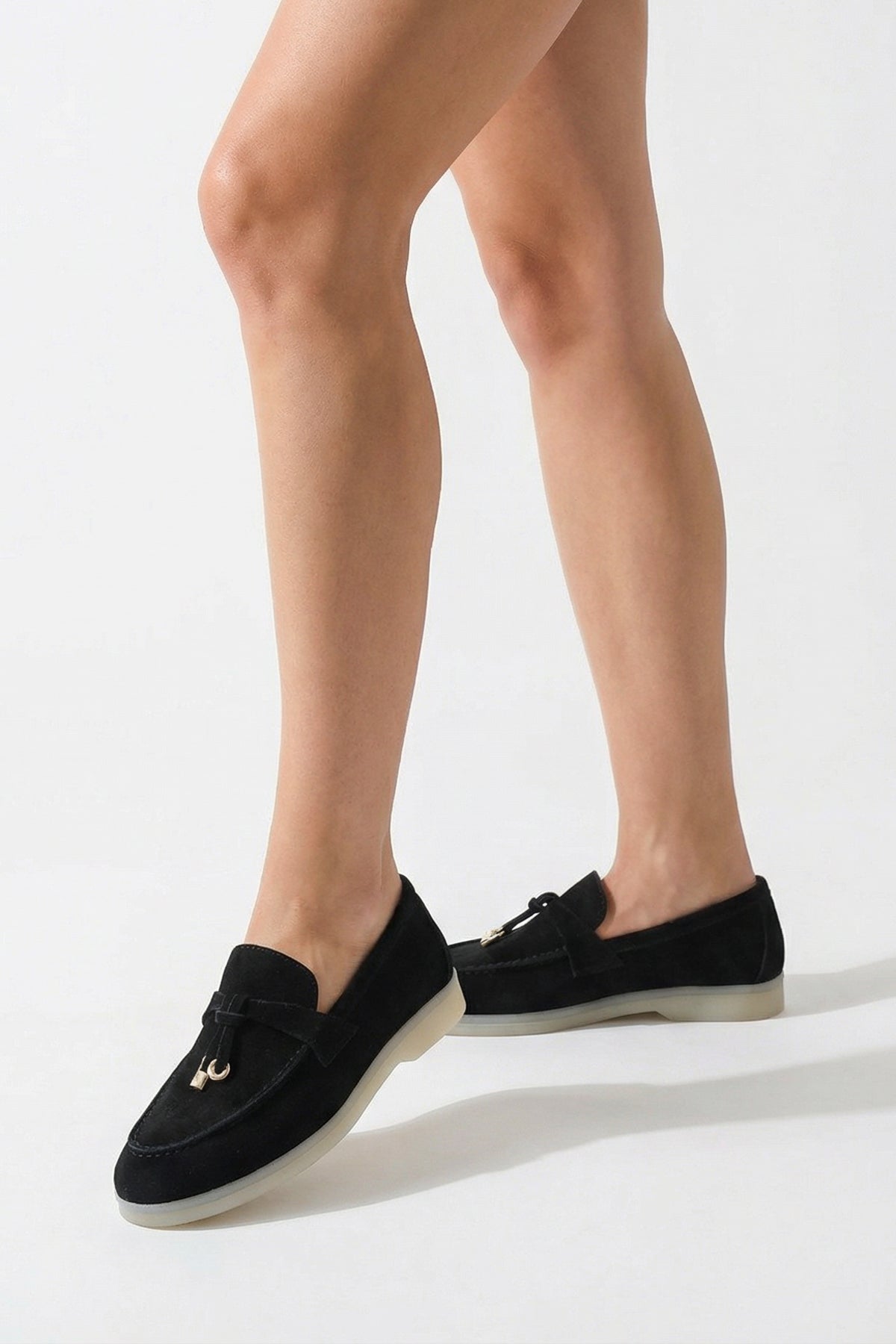 Vikki Hakiki Deri Kadın Loafer