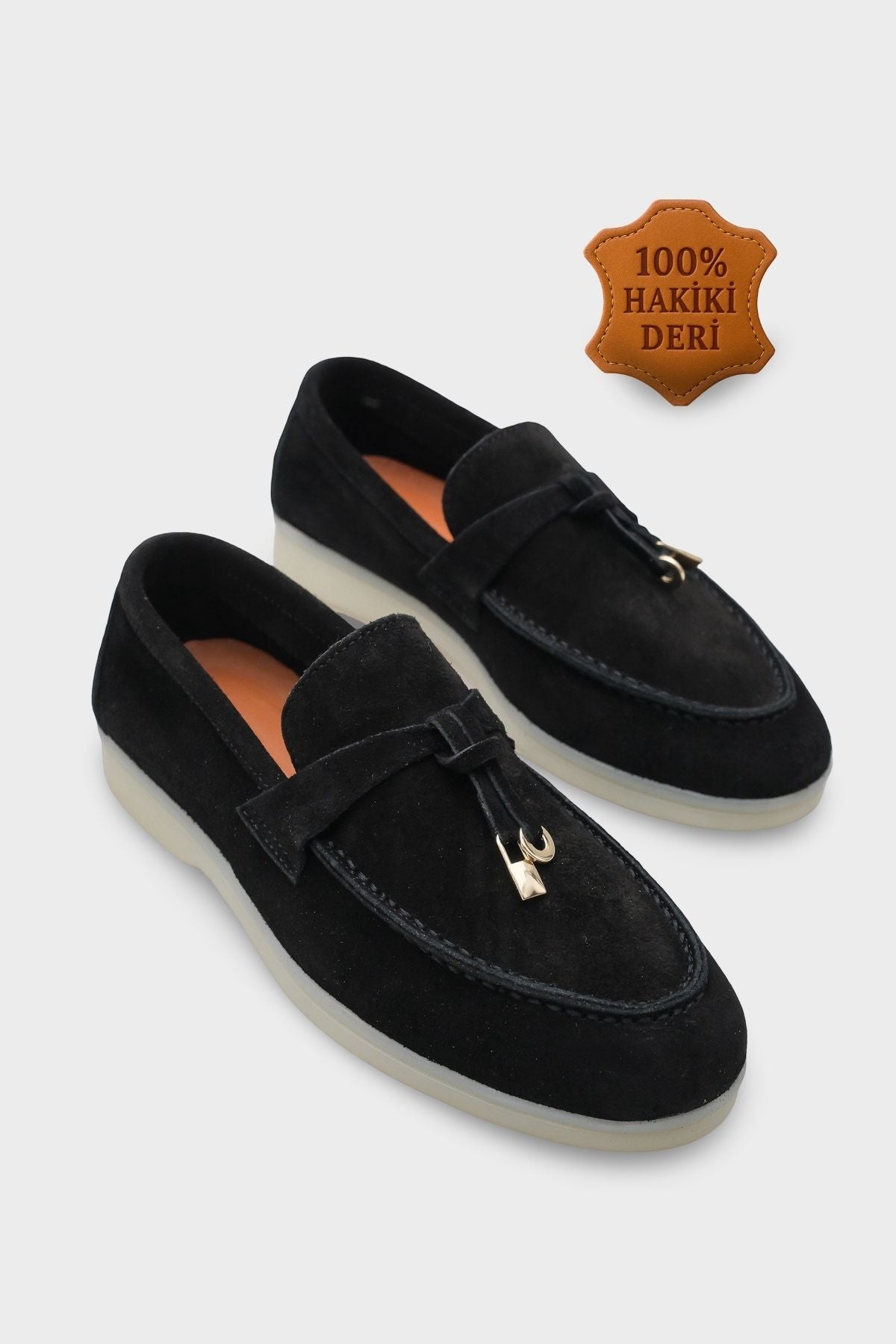 Vikki Hakiki Deri Kadın Loafer