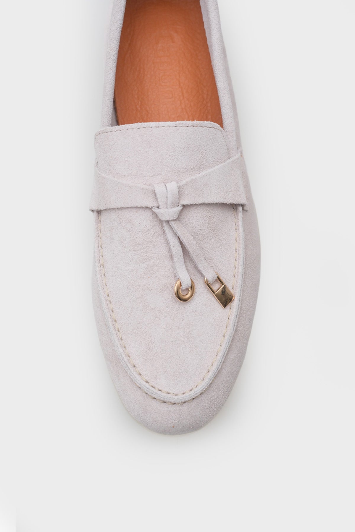 Vikki Hakiki Deri Kadın Loafer