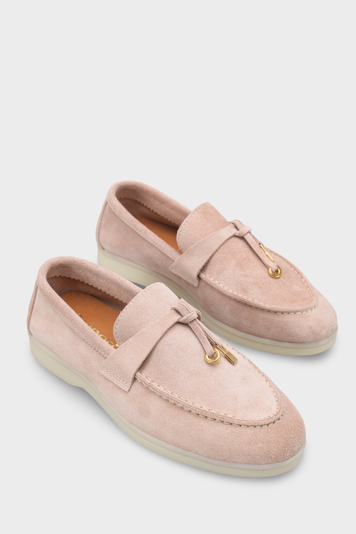 Vikki Hakiki Deri Kadın Loafer