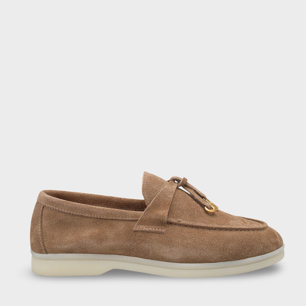 Vikki Hakiki Deri Kadın Loafer