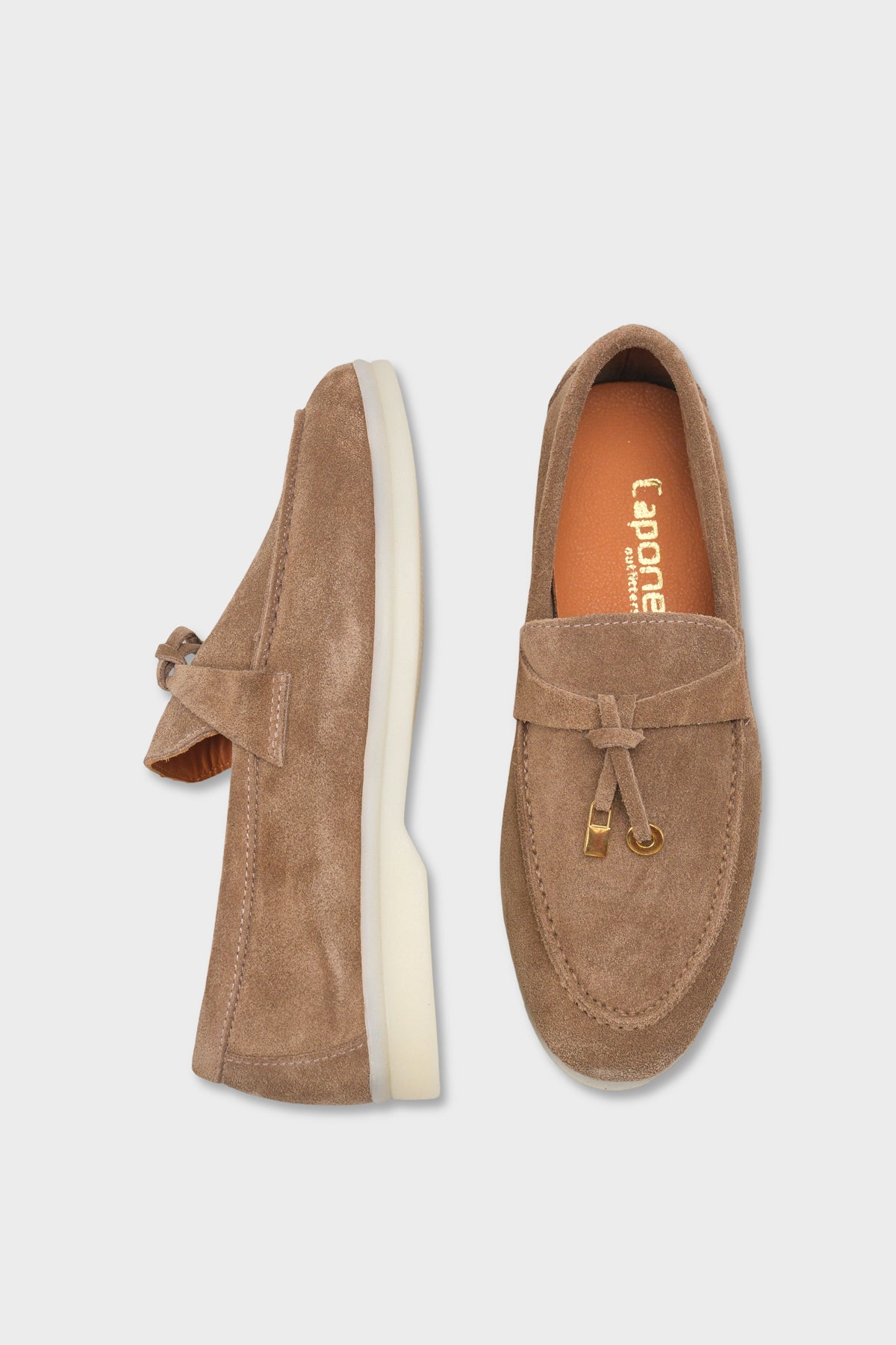 Vikki Hakiki Deri Kadın Loafer