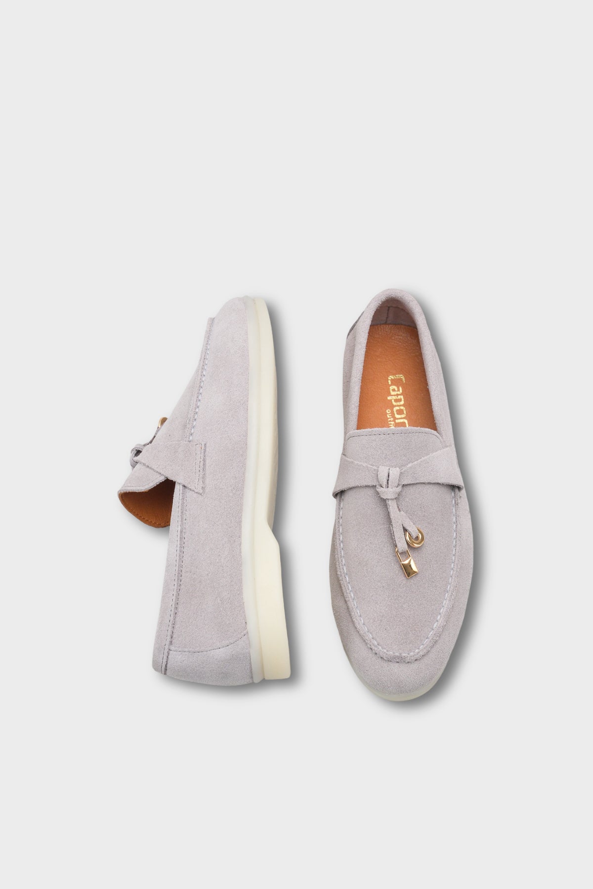Vikki Hakiki Deri Kadın Loafer