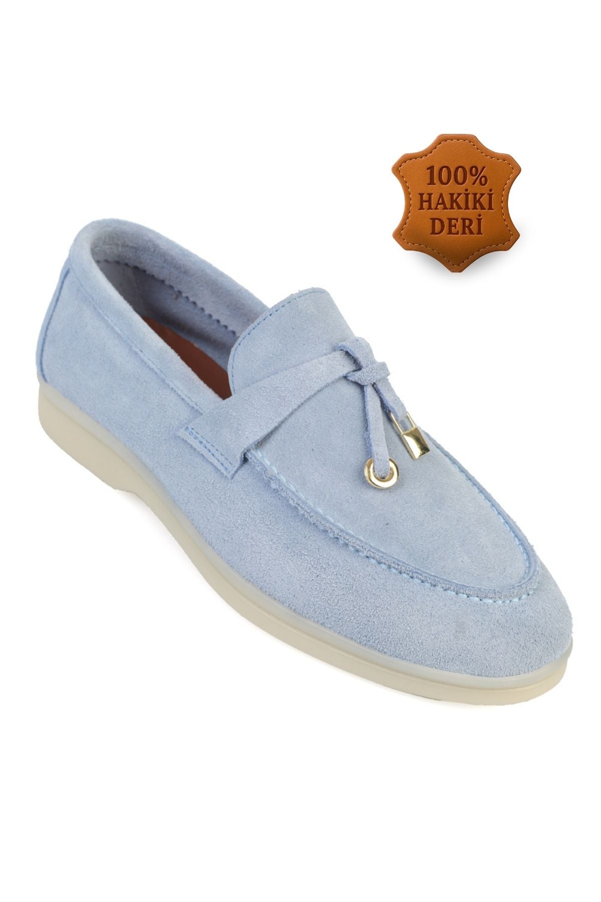 Vikki Hakiki Deri Kadın Loafer