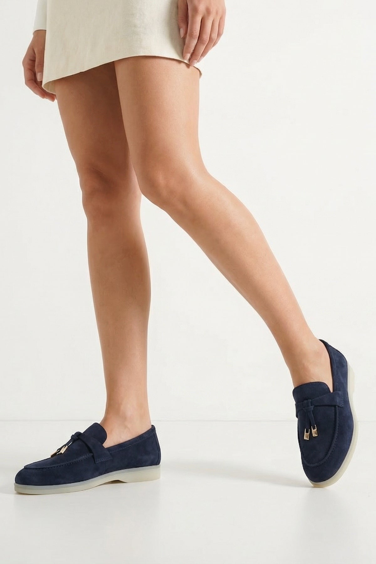 Vikki Hakiki Deri Kadın Loafer