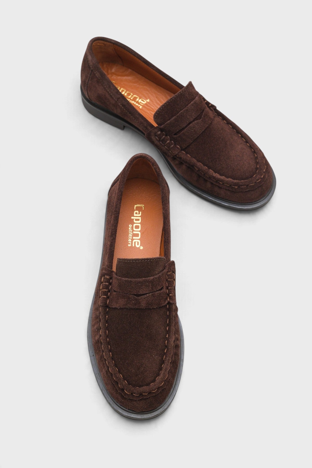 Dotti Hakiki Deri Süet Kadın Loafer Ayakkabı