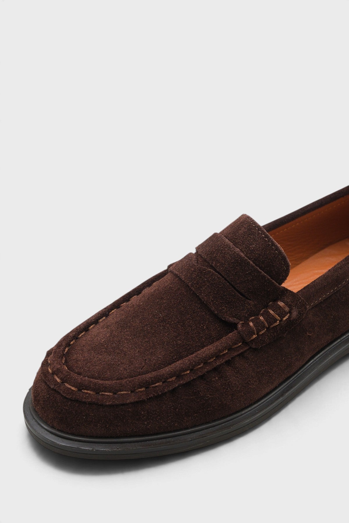 Dotti Hakiki Deri Süet Kadın Loafer Ayakkabı