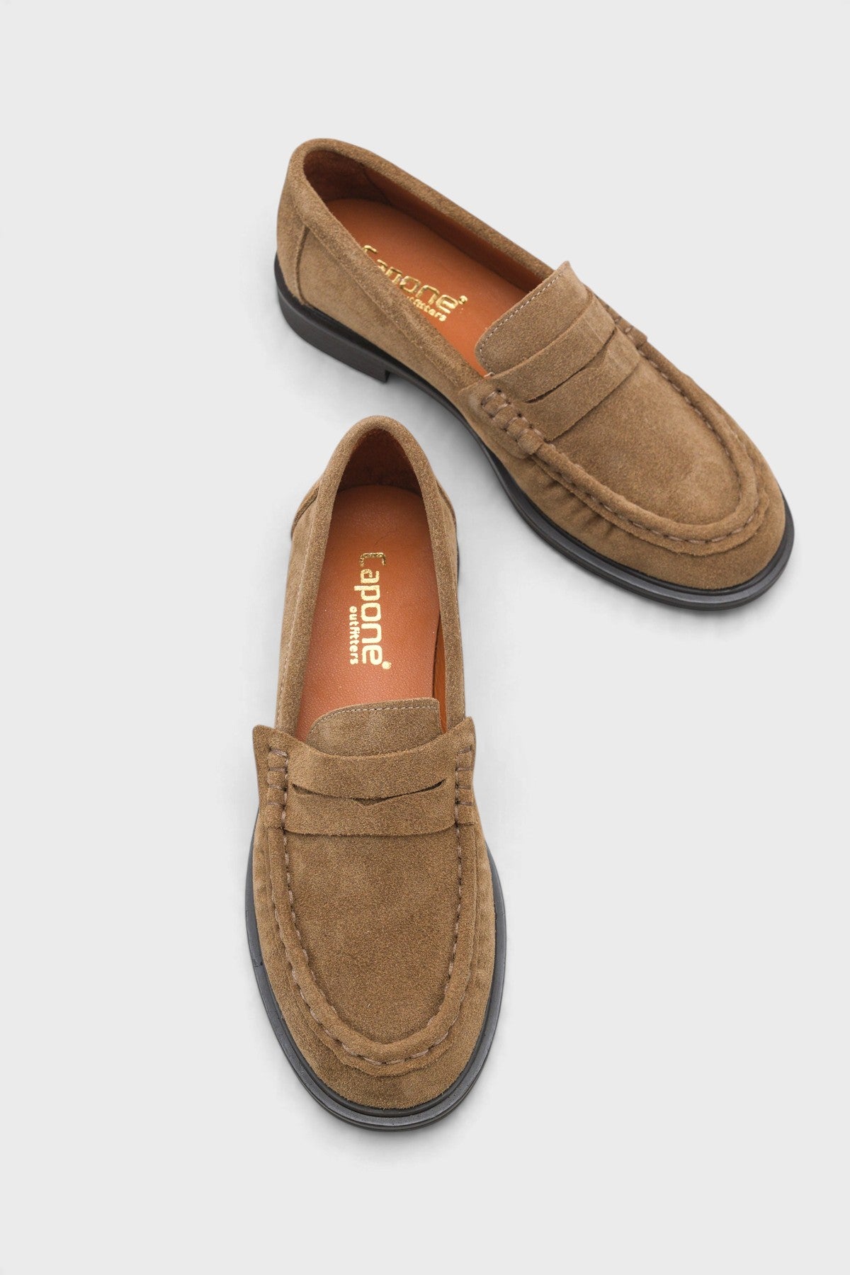 Dotti Hakiki Deri Süet Kadın Loafer Ayakkabı