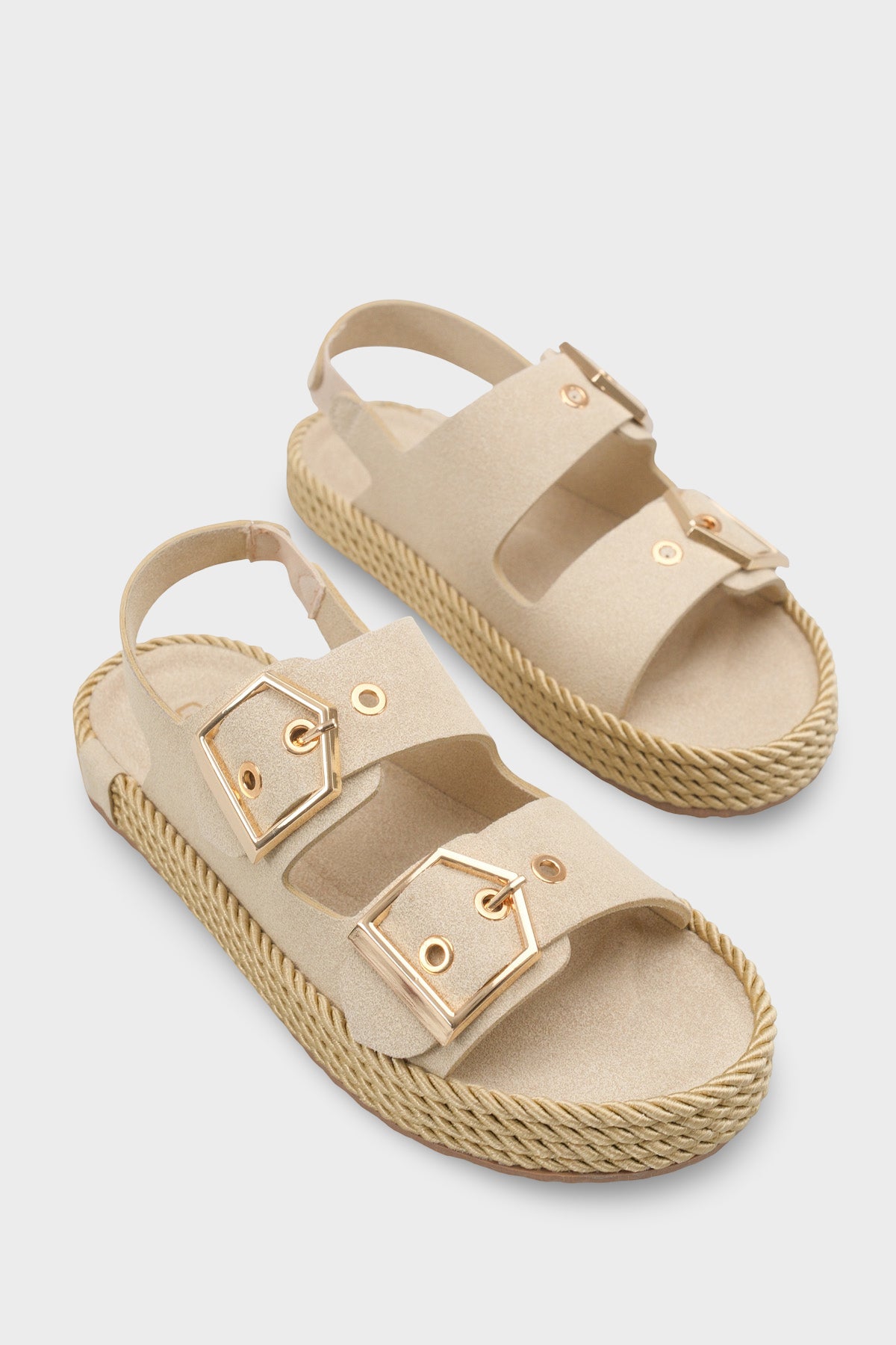 Faith Metal Tokalı Konfor Kadın Sandalet