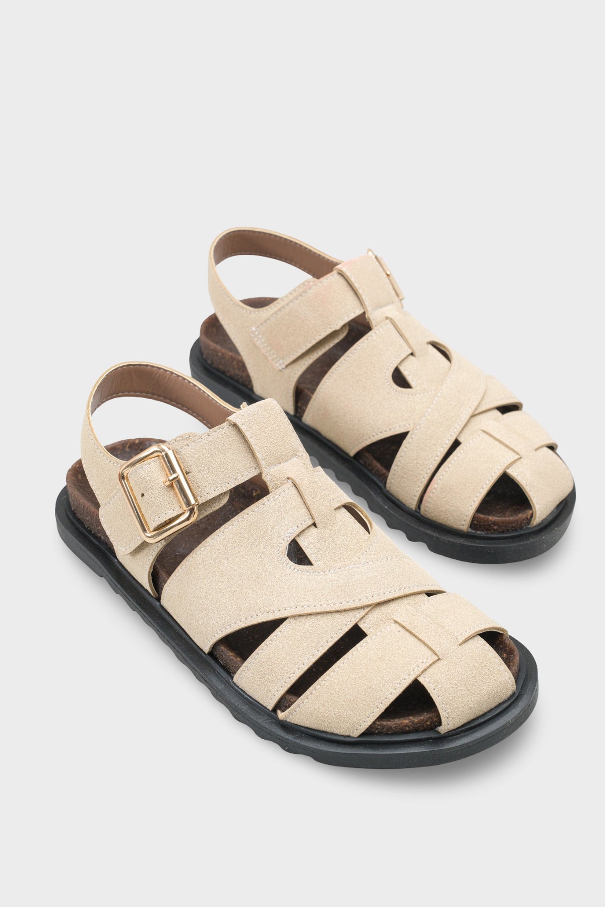 Penelopa Gladyatör Tokalı Kadın Sandalet